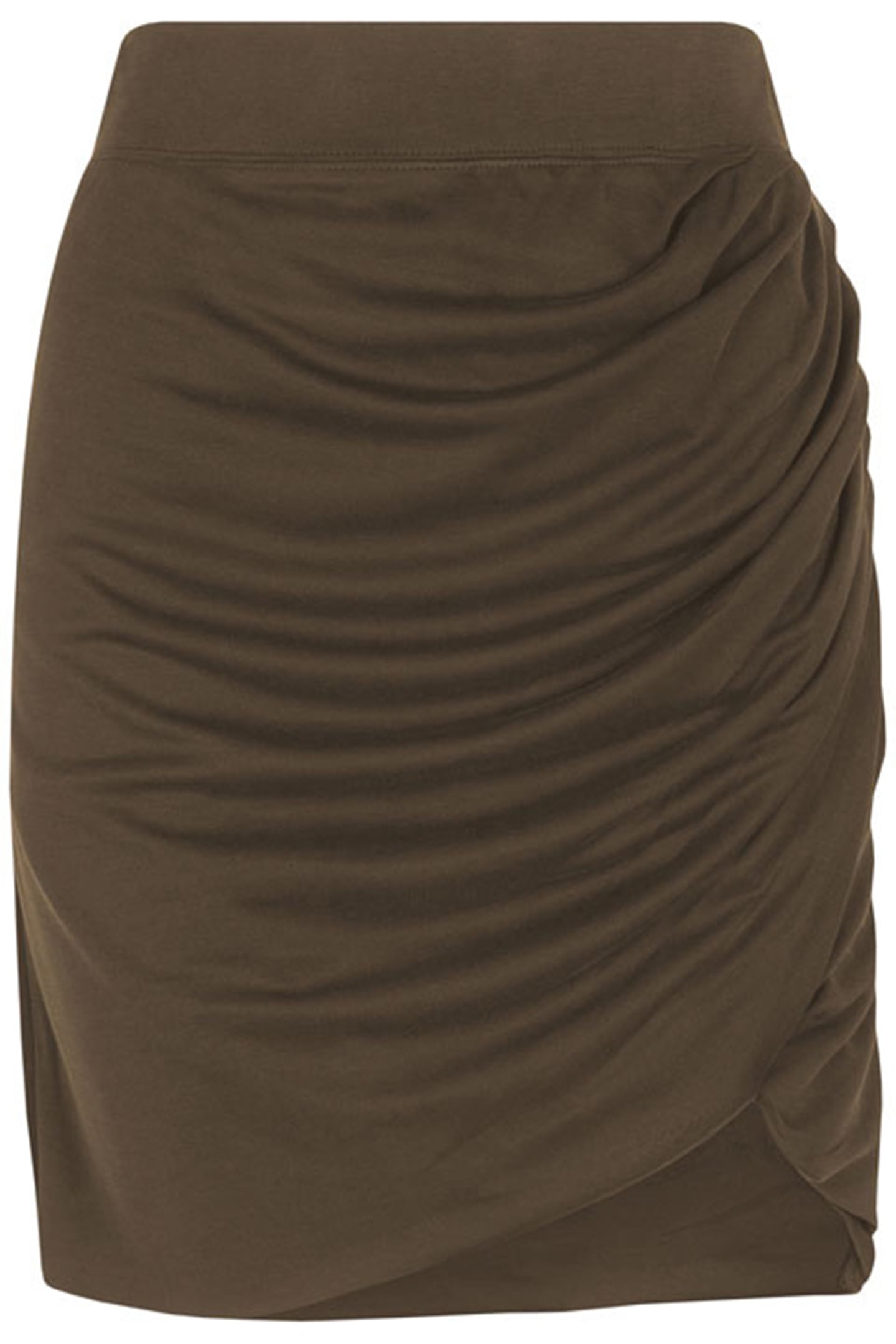 TALIE DRAPEY PLEATED SKIRT UTILITY GREEN 3