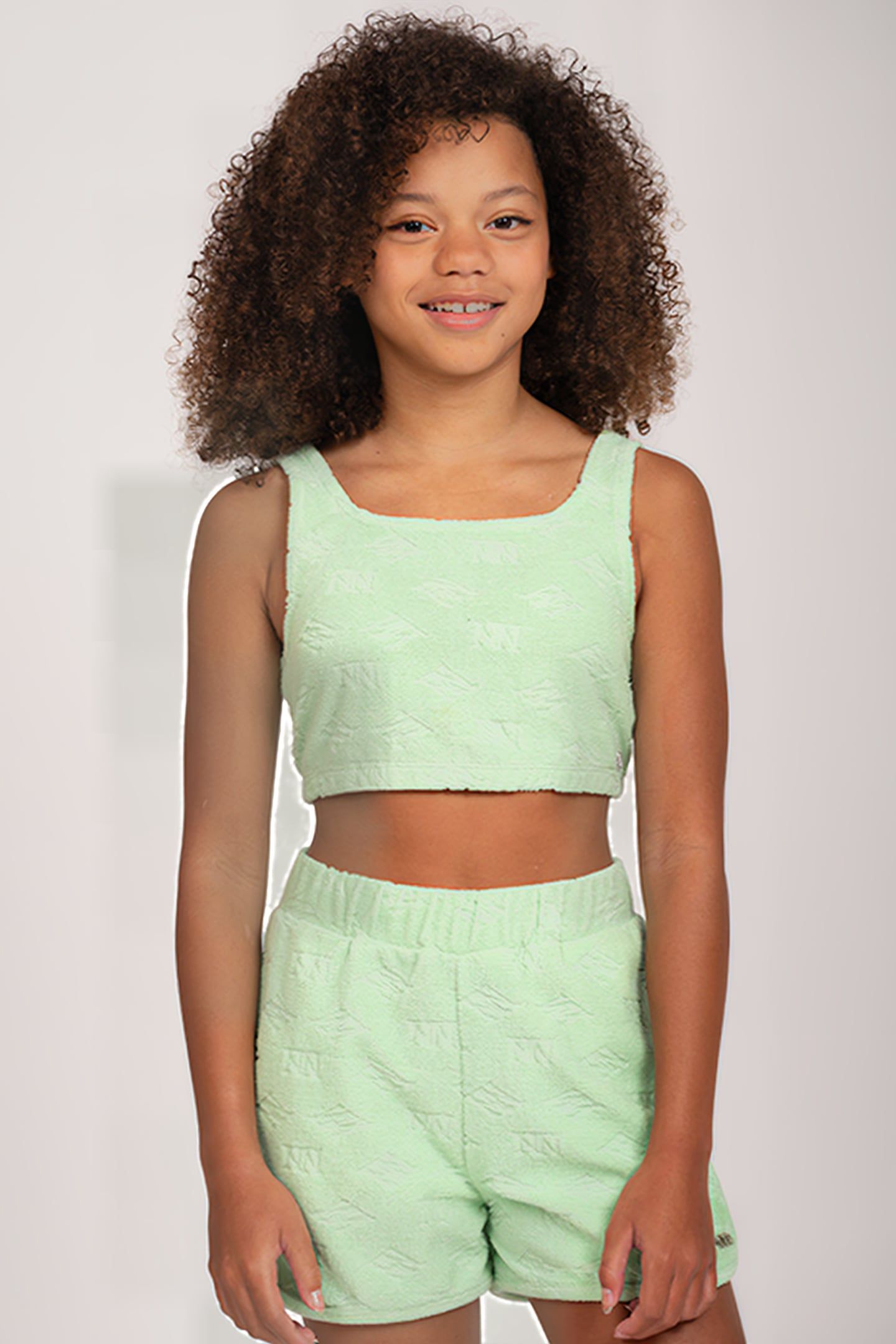 TERRY LOGO SHORTS MINT 1