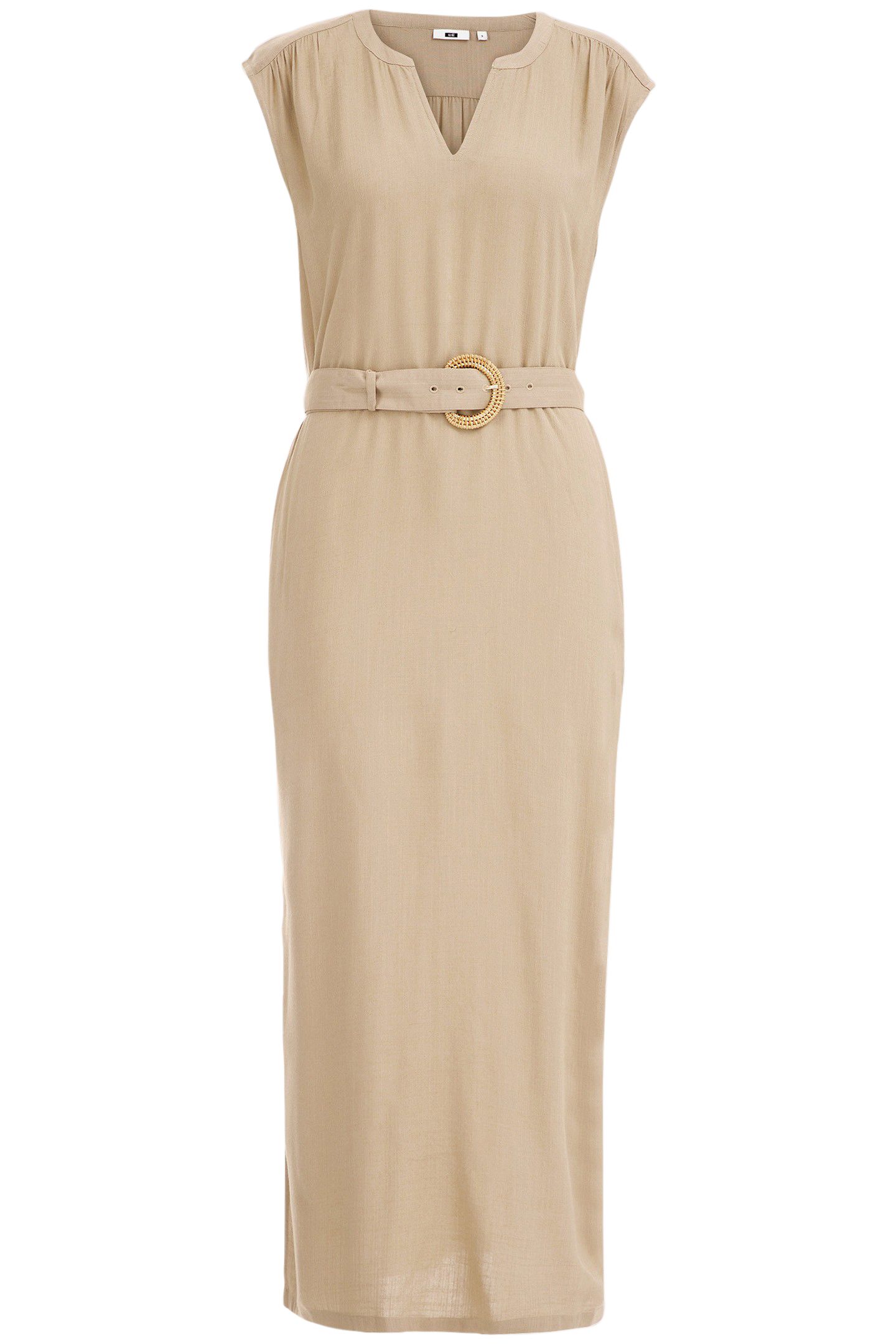 DRESS MID LENGTH OLIVE GREEN 3