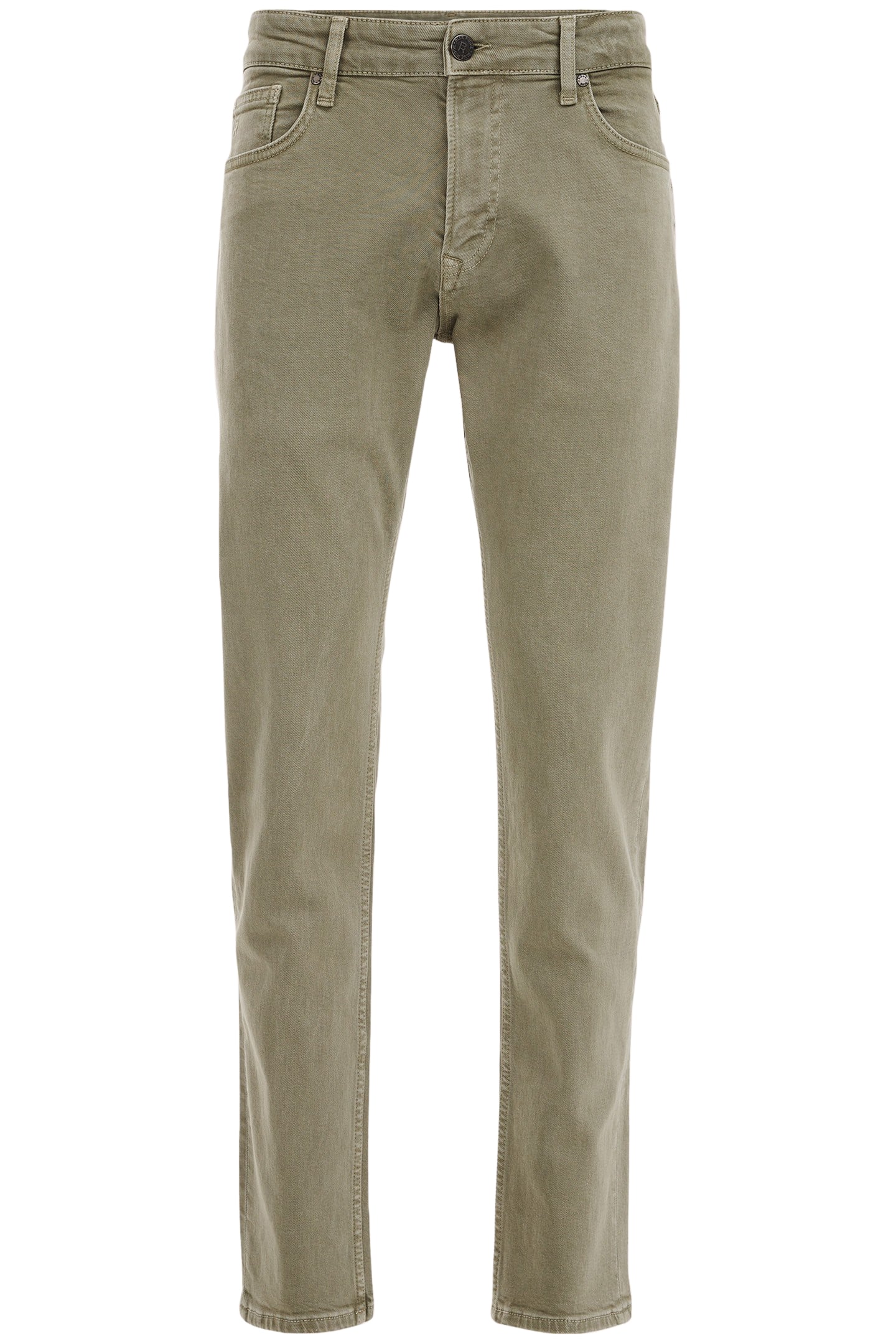 5-POCKET MID WAIST OLIVE GREEN 4