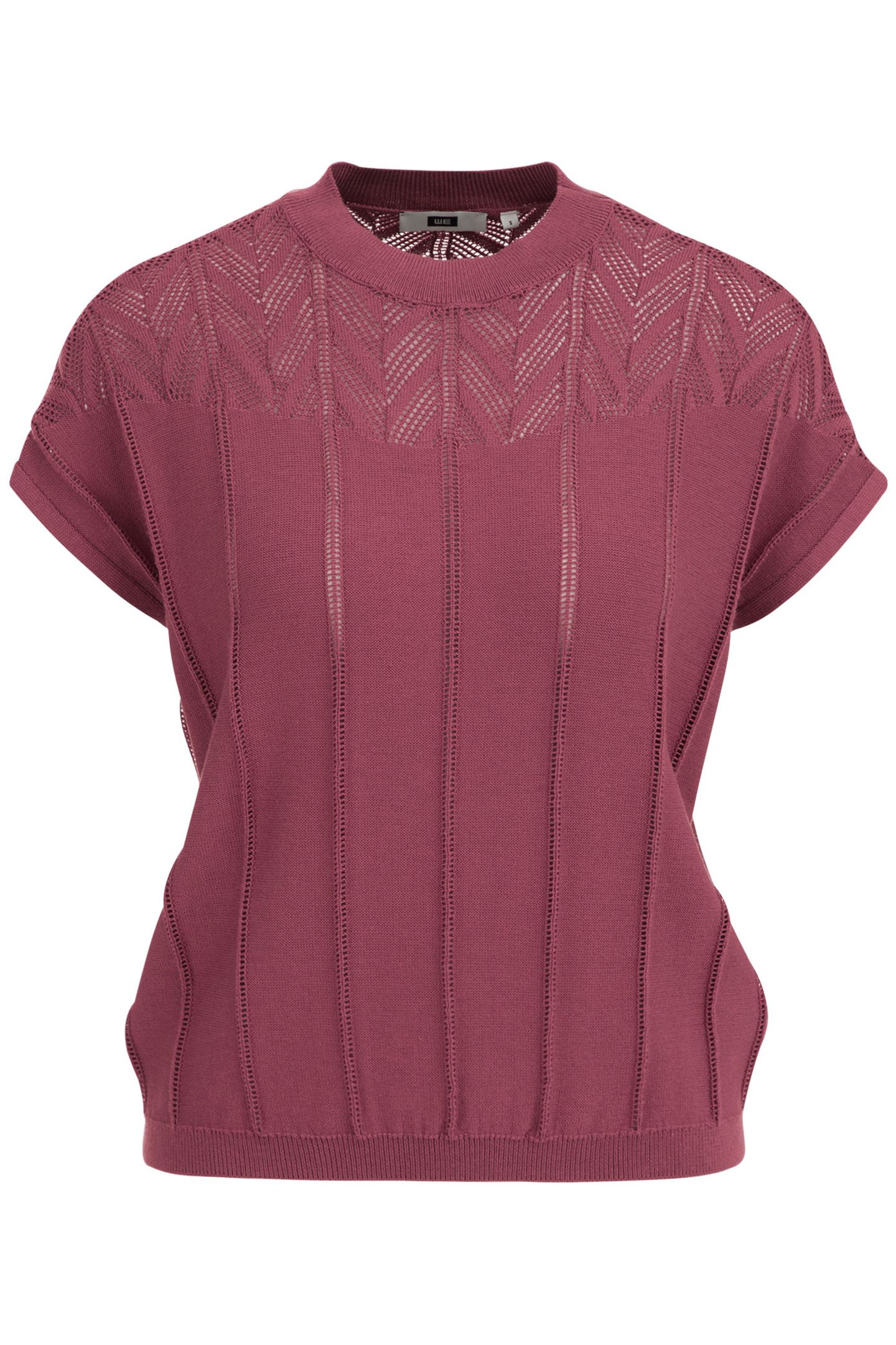 KNITTED PULLOVER DARK PURPLE 4