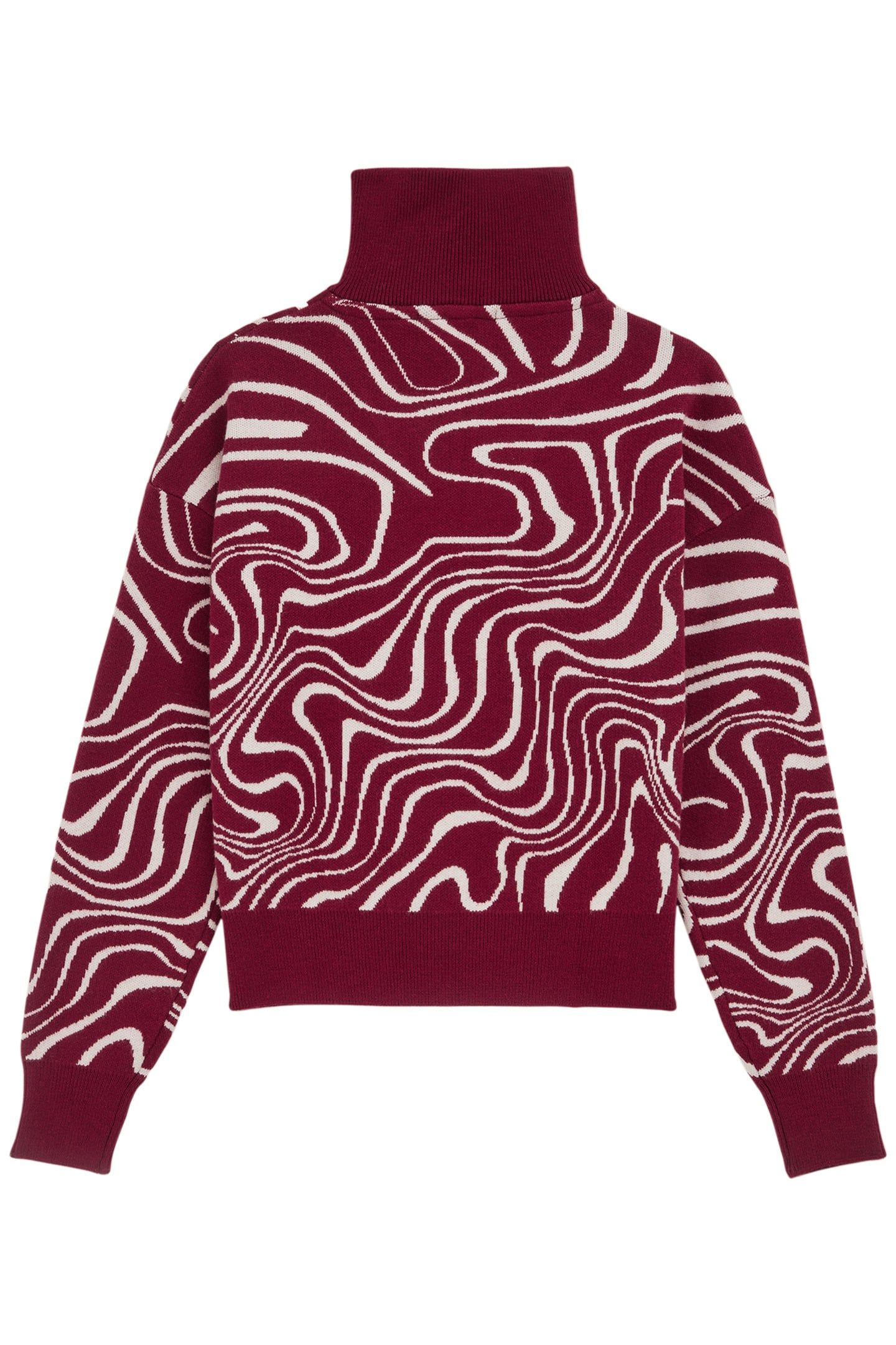 KNITTED PULLOVER VINTAGE RED 4