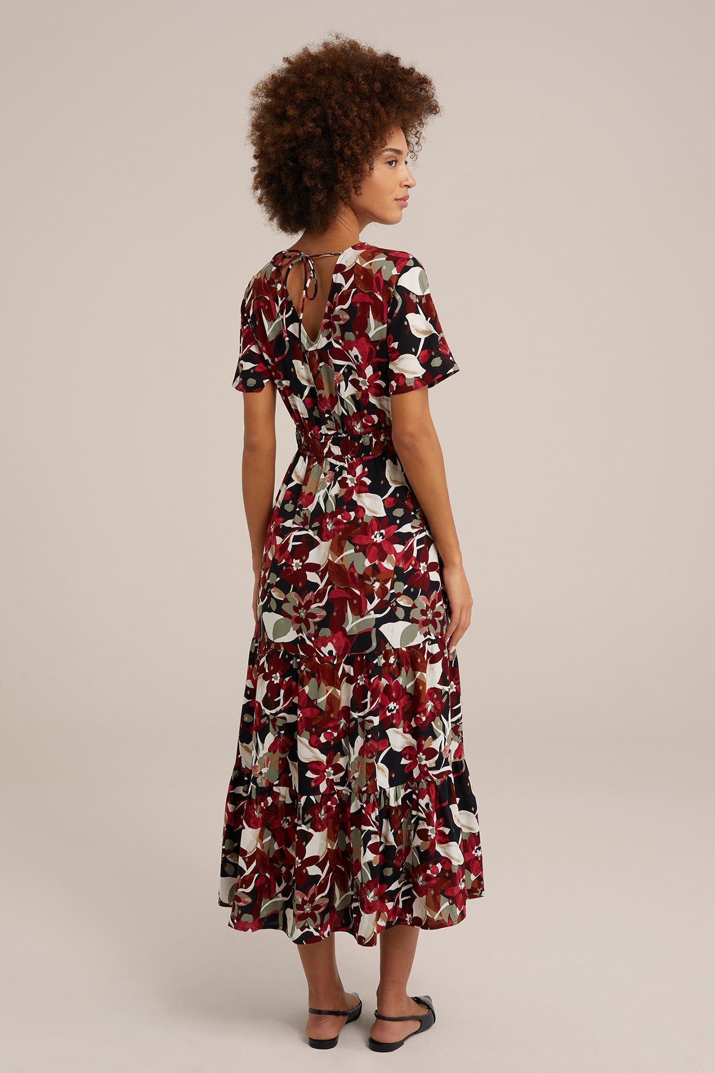 DRESS MAXI LENGTH MULTI-COLOURED 2