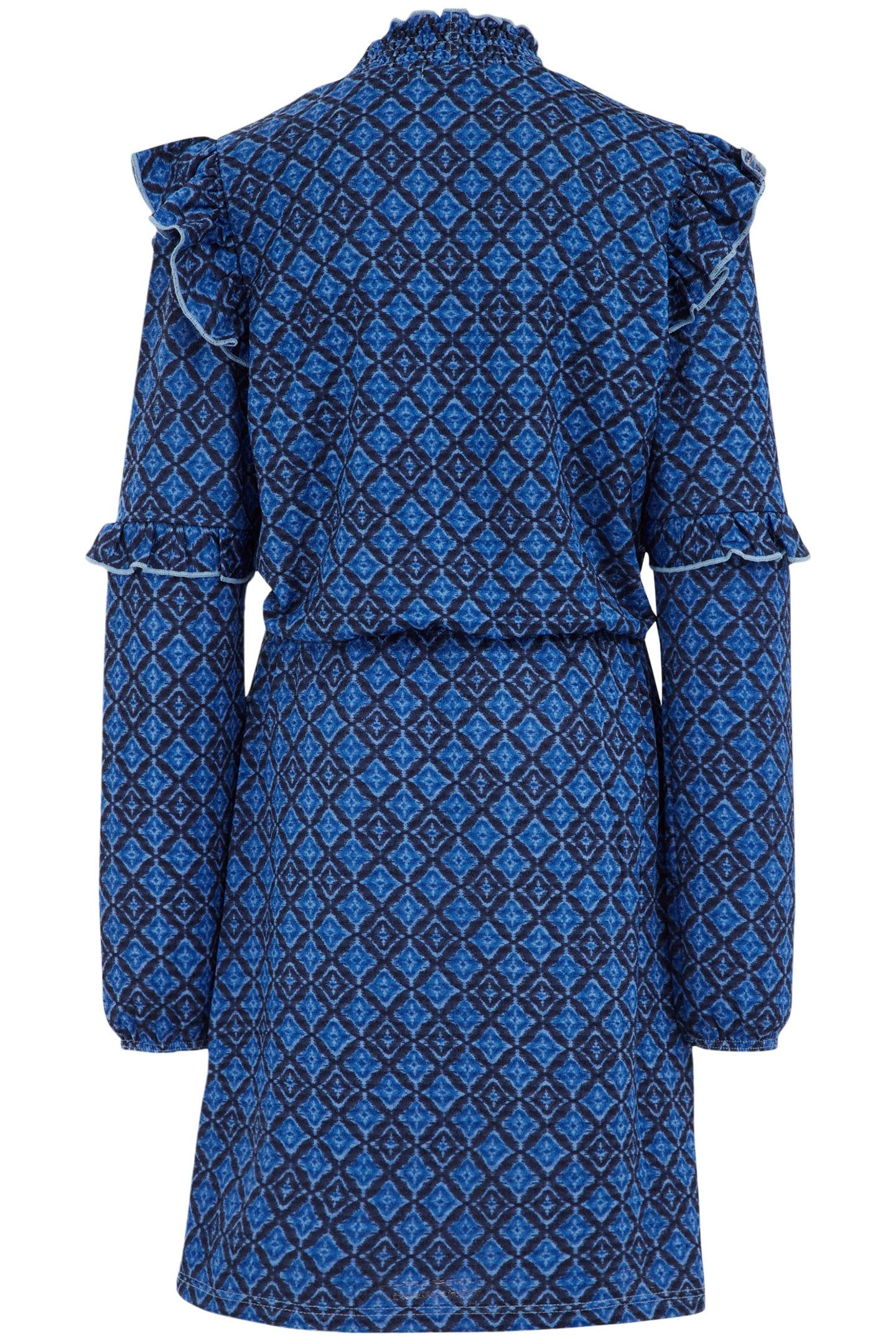 DRESS MID LENGTH DARK BLUE 4