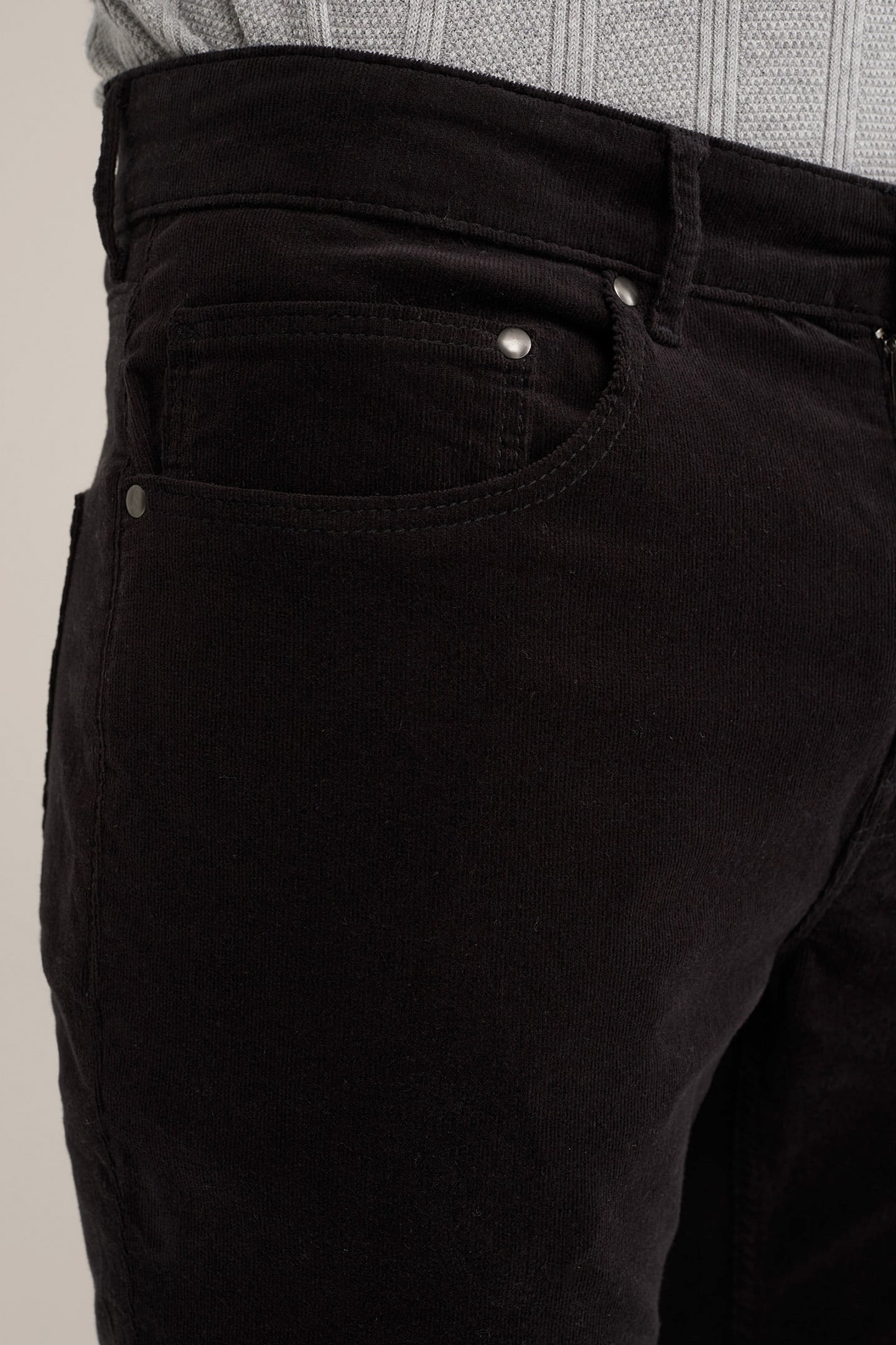 5-POCKET MID WAIST BLACK 5