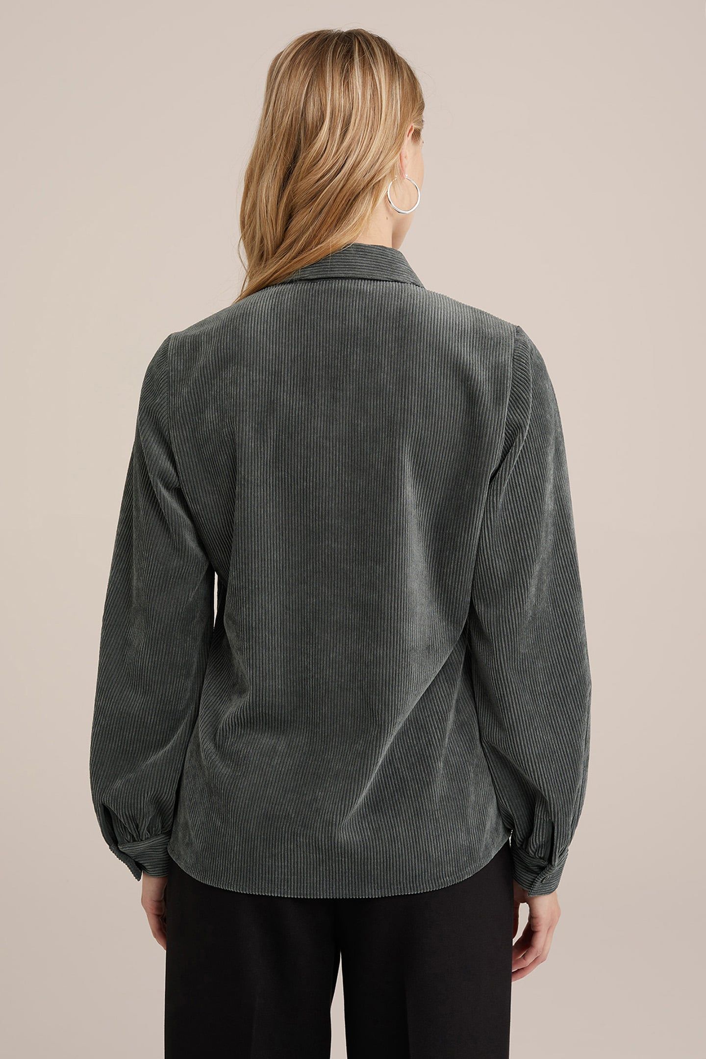 BLOUSE DARK GREEN 2