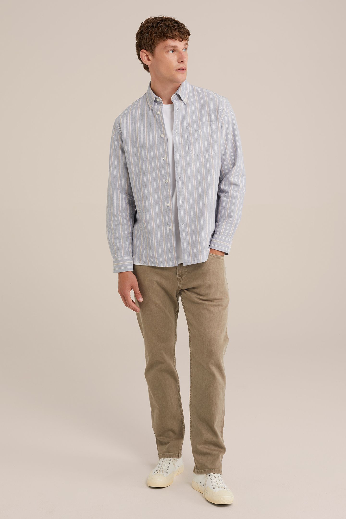 5-POCKET MID WAIST GREYISH GREEN 3