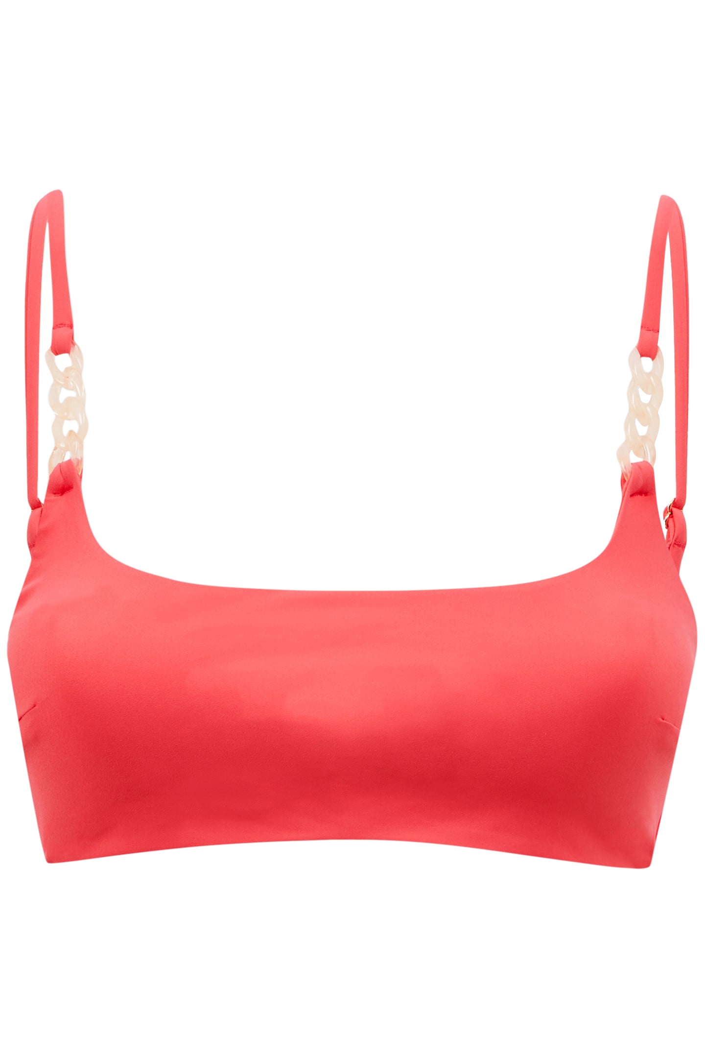CORAL BIKINI TOP — SQUARE NECK 4