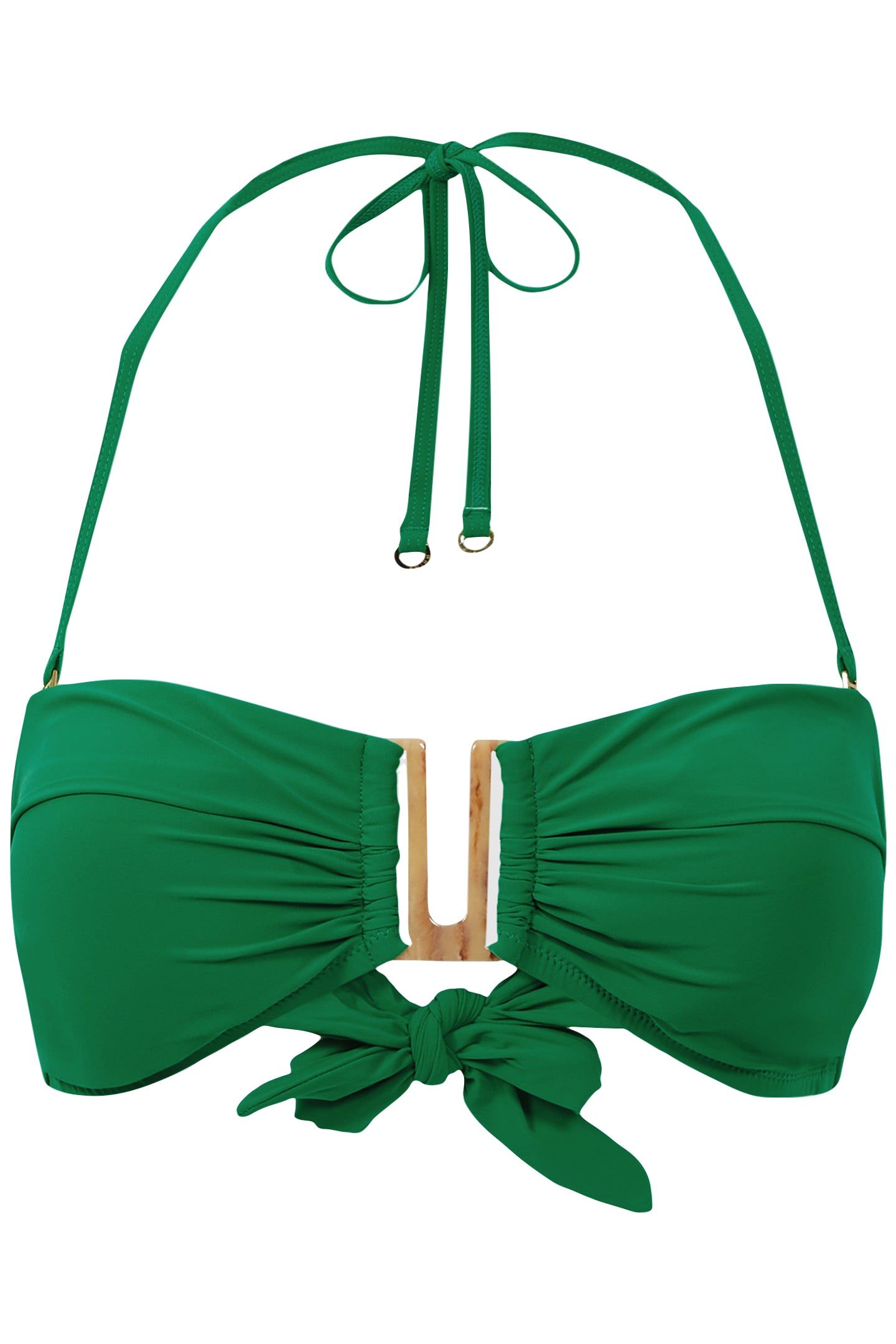 BANDEAU BIKINI TOP — GREEN 4