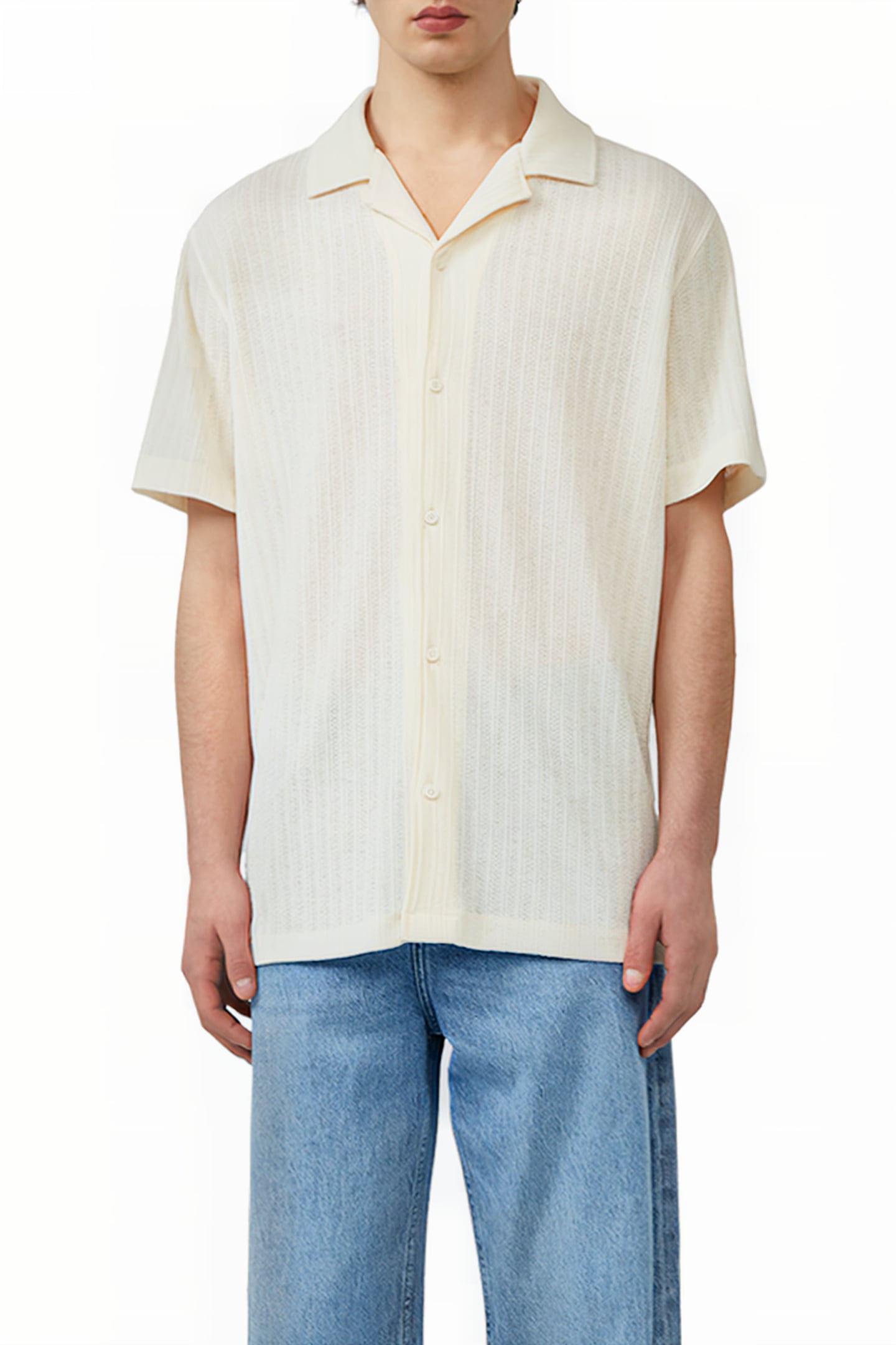 S.OLIVER-QS SHIRTS OFFWHITE 1