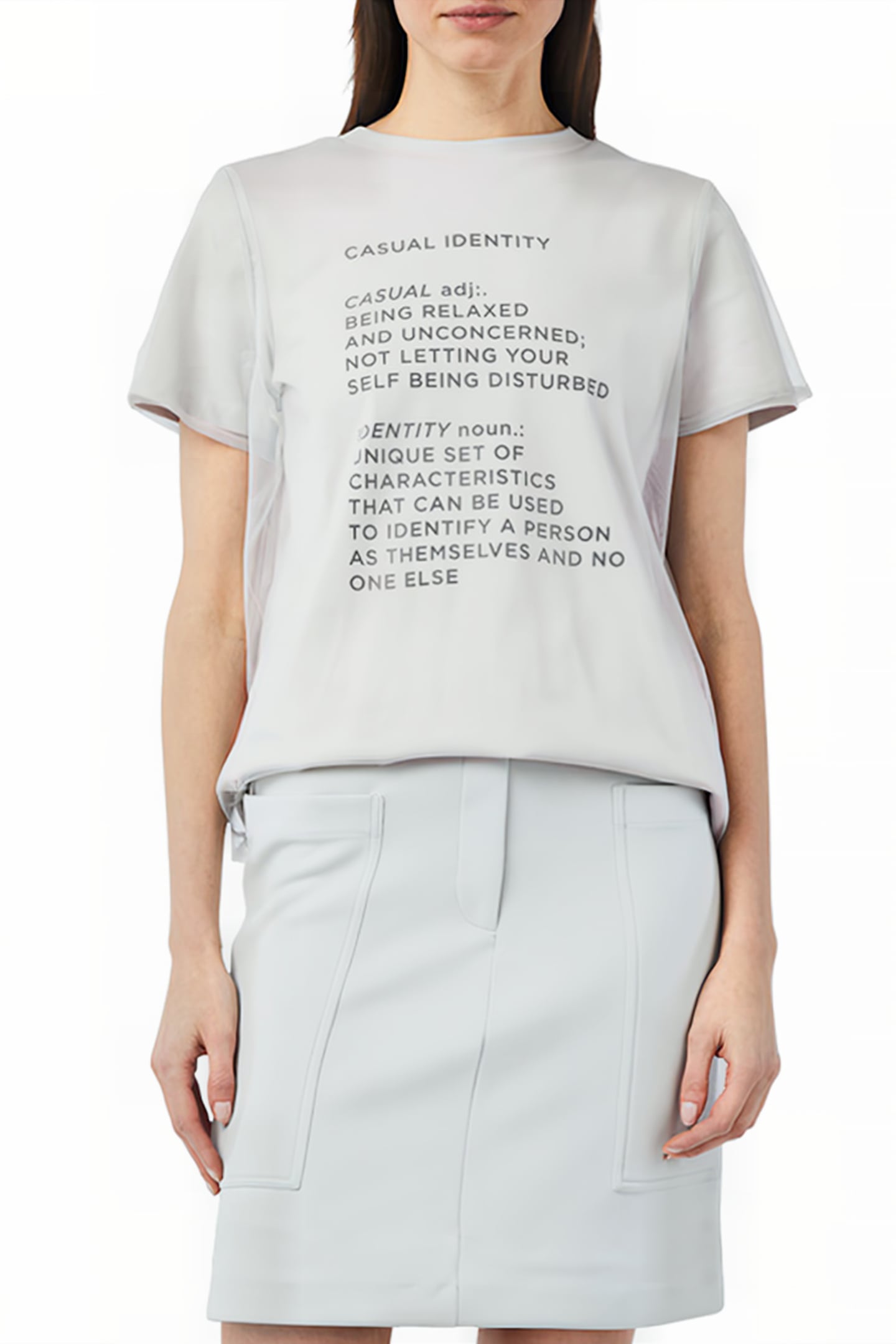 COMMA T-SHIRTS LIGHT-GREY 1