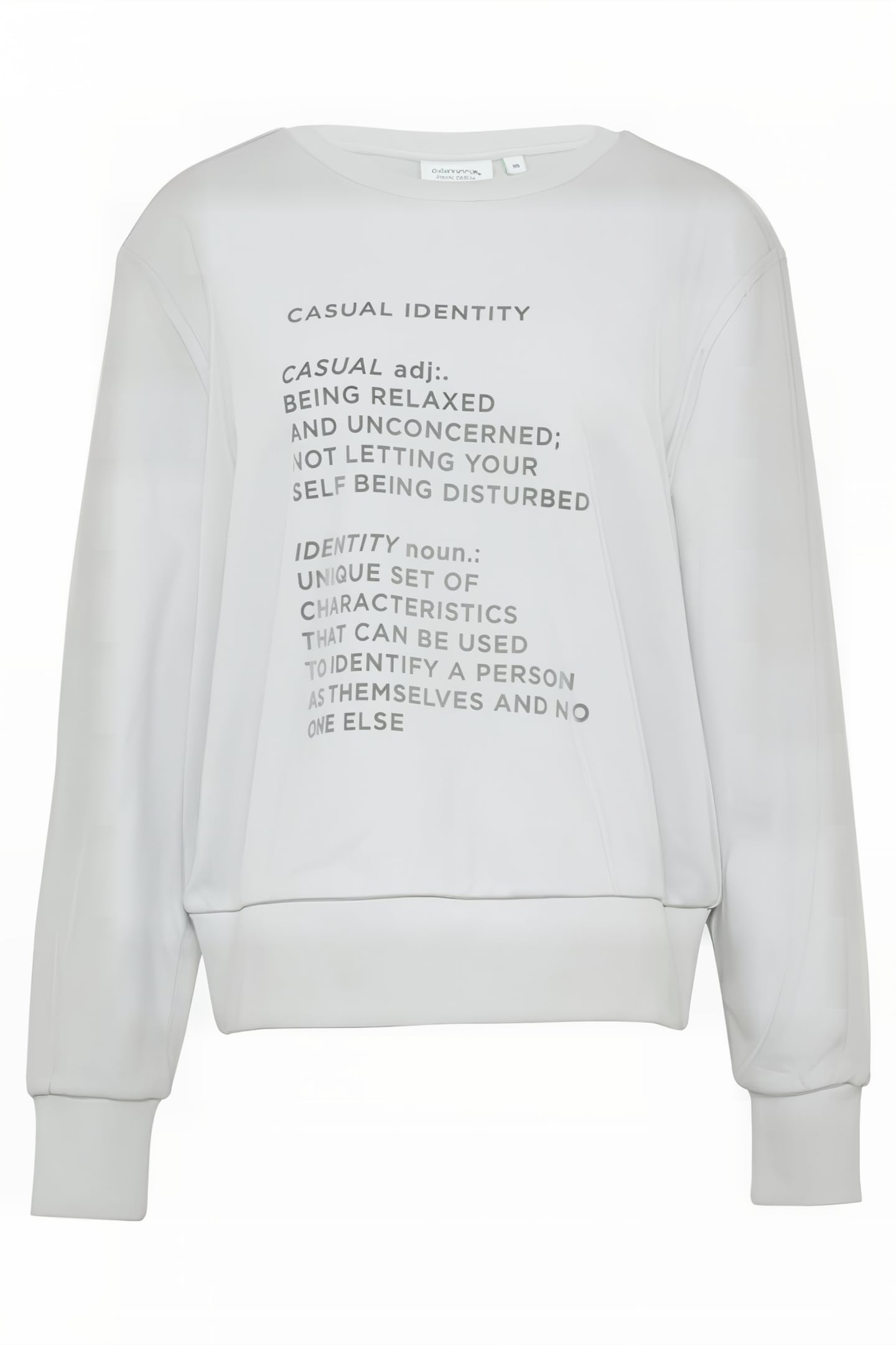 COMMA SWEATSHIRTS LIGHT GREY 4