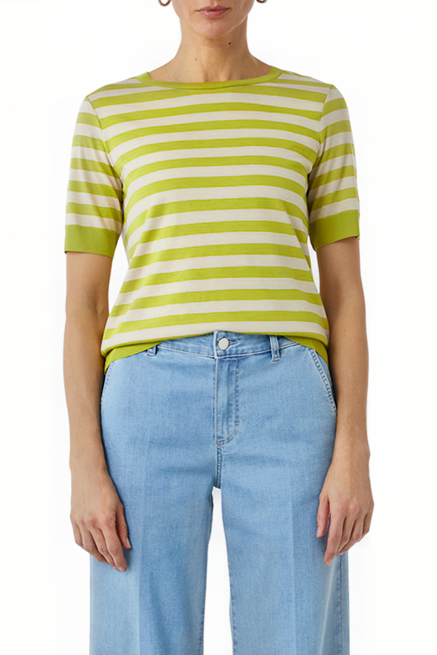 COMMA T-SHIRTS LIME-GREEN 1