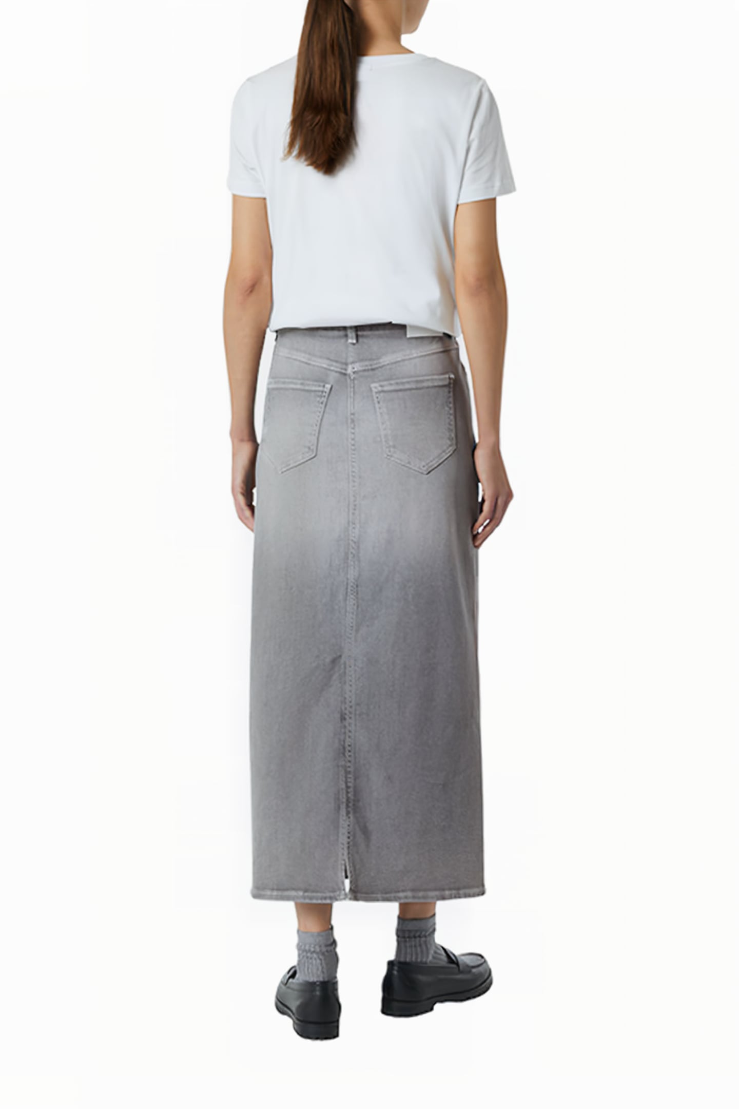 COMMA SKIRTS GREY-DENIM 3