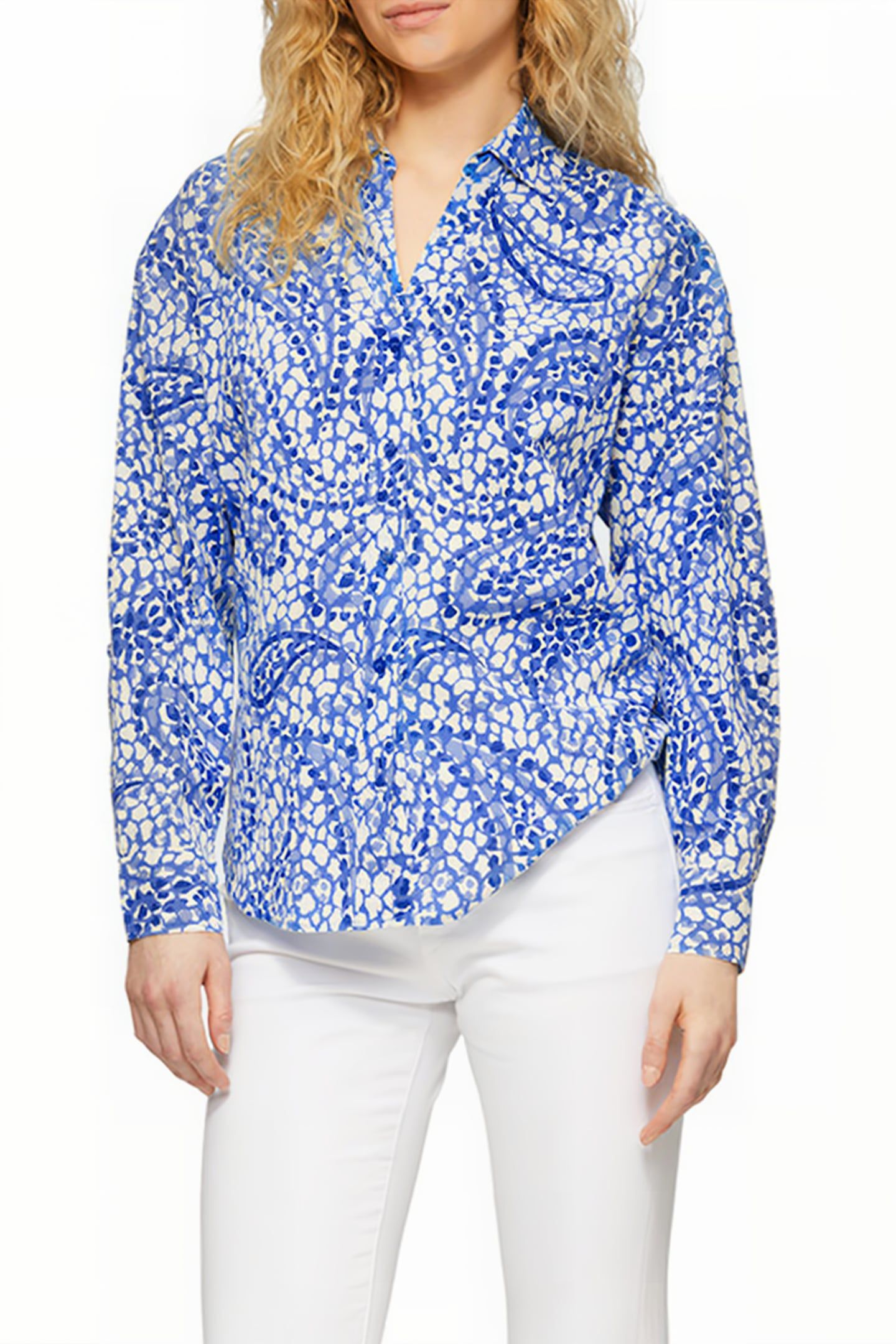 S.OLIVER BLOUSES BLUE 1