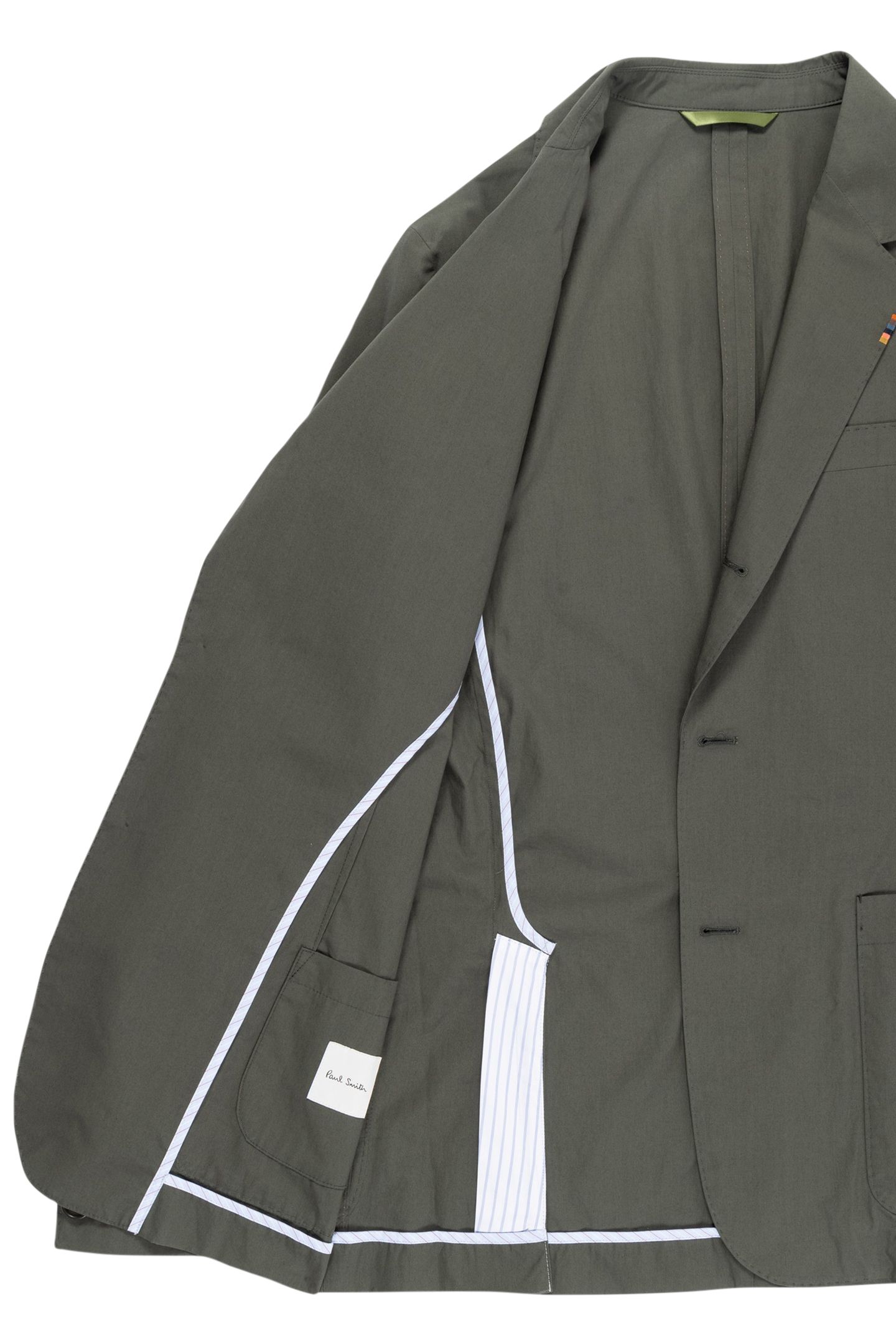 MENS 2BTN SB JACKET MILITARY GREEN 2