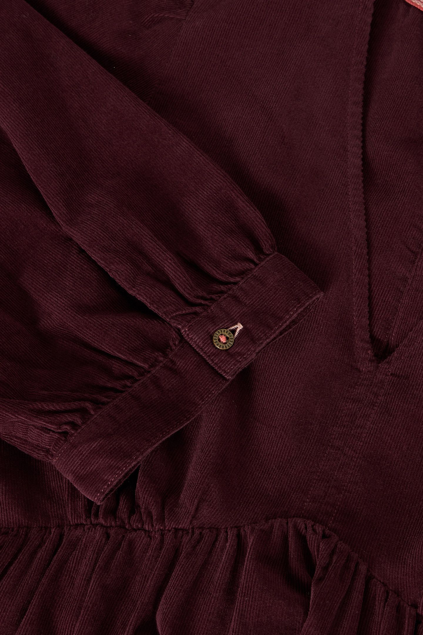 LUCY CORD DRESS DARK PLUM 6