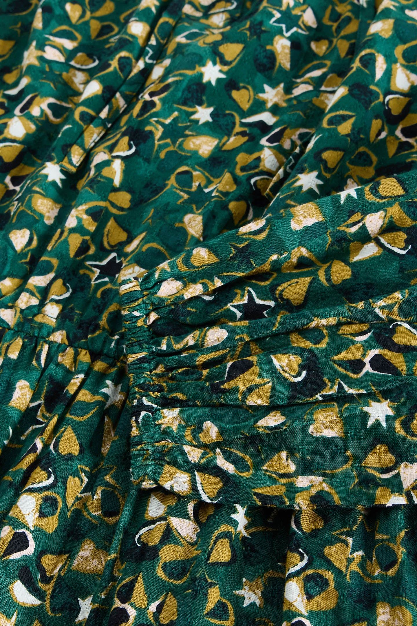 LOTUS MAXI DRESS GREEN PRINT 6