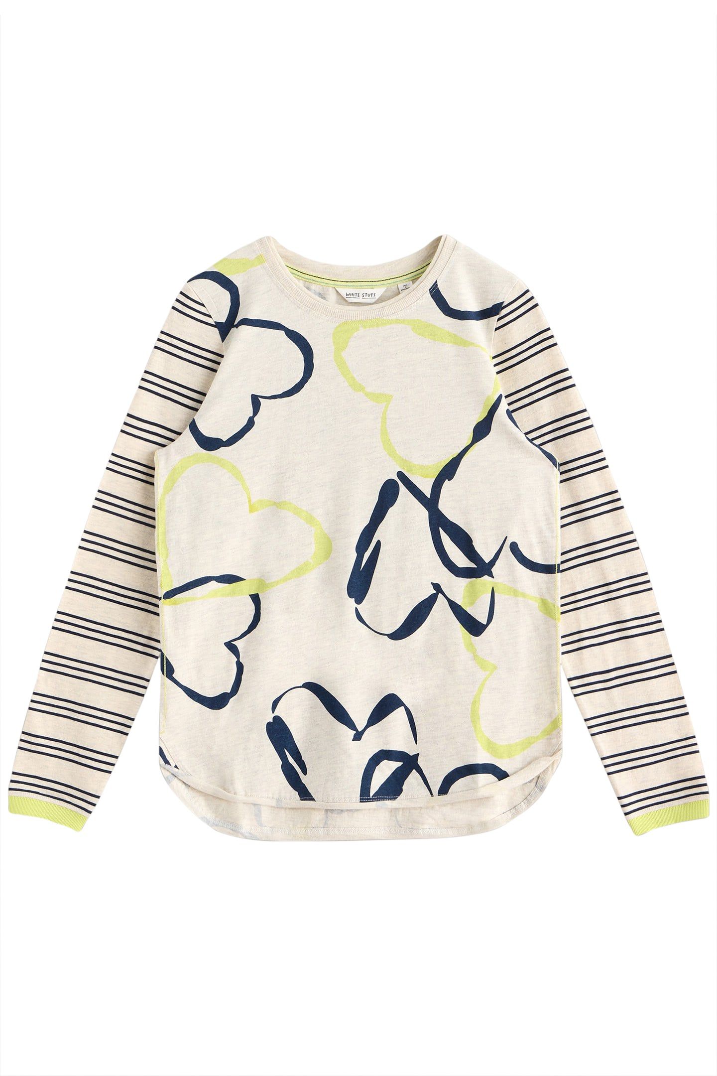 CLARA LS TEE NATURAL PRINT 3