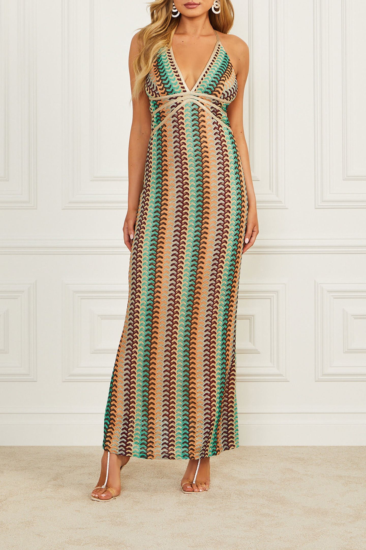 MARCIANO BY GUESS FEARNE MAXI DRESS FEARNE MULTI 1