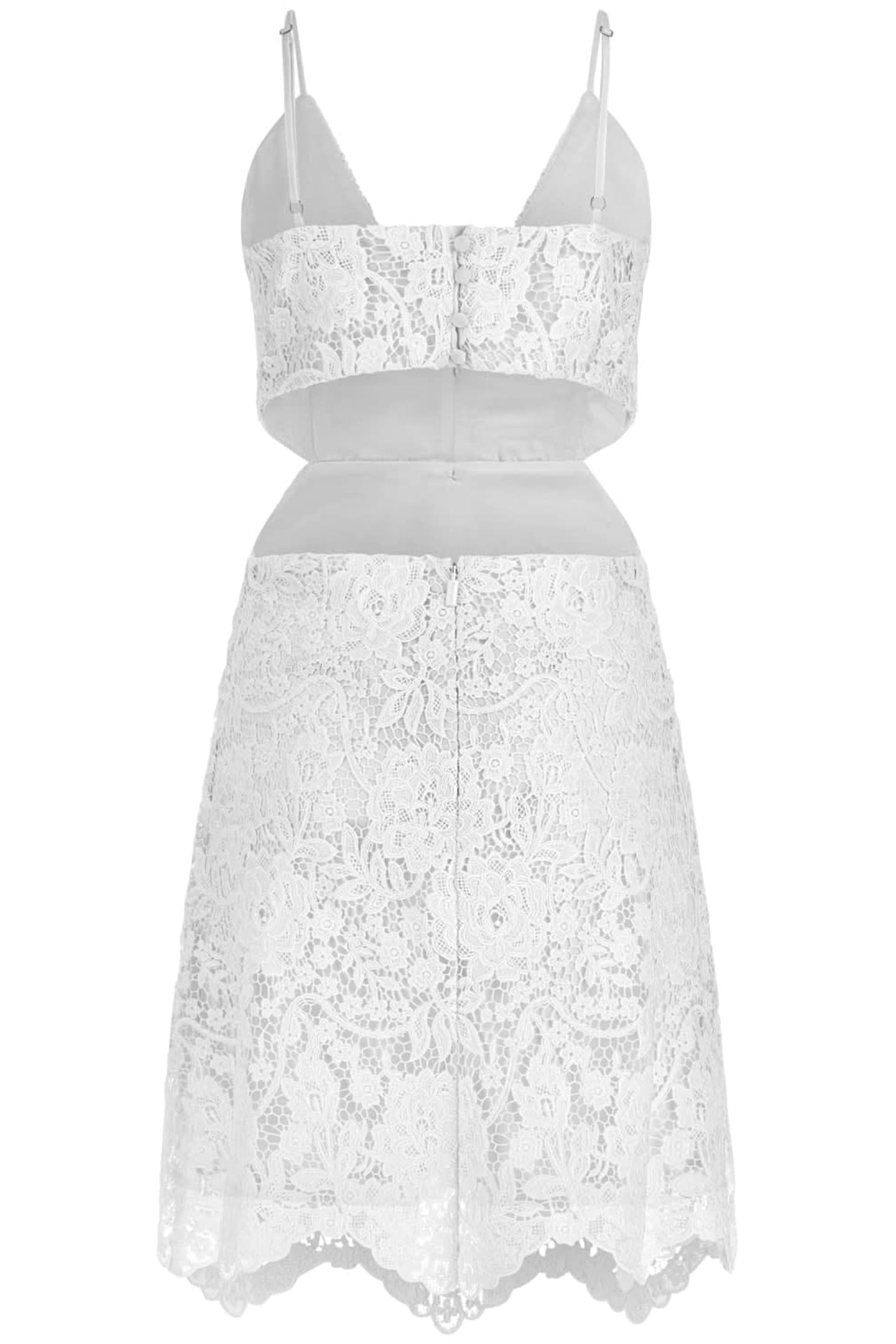 MARCIANO BY GUESS CELESTE LACE DRESS TRUE WHITE 4