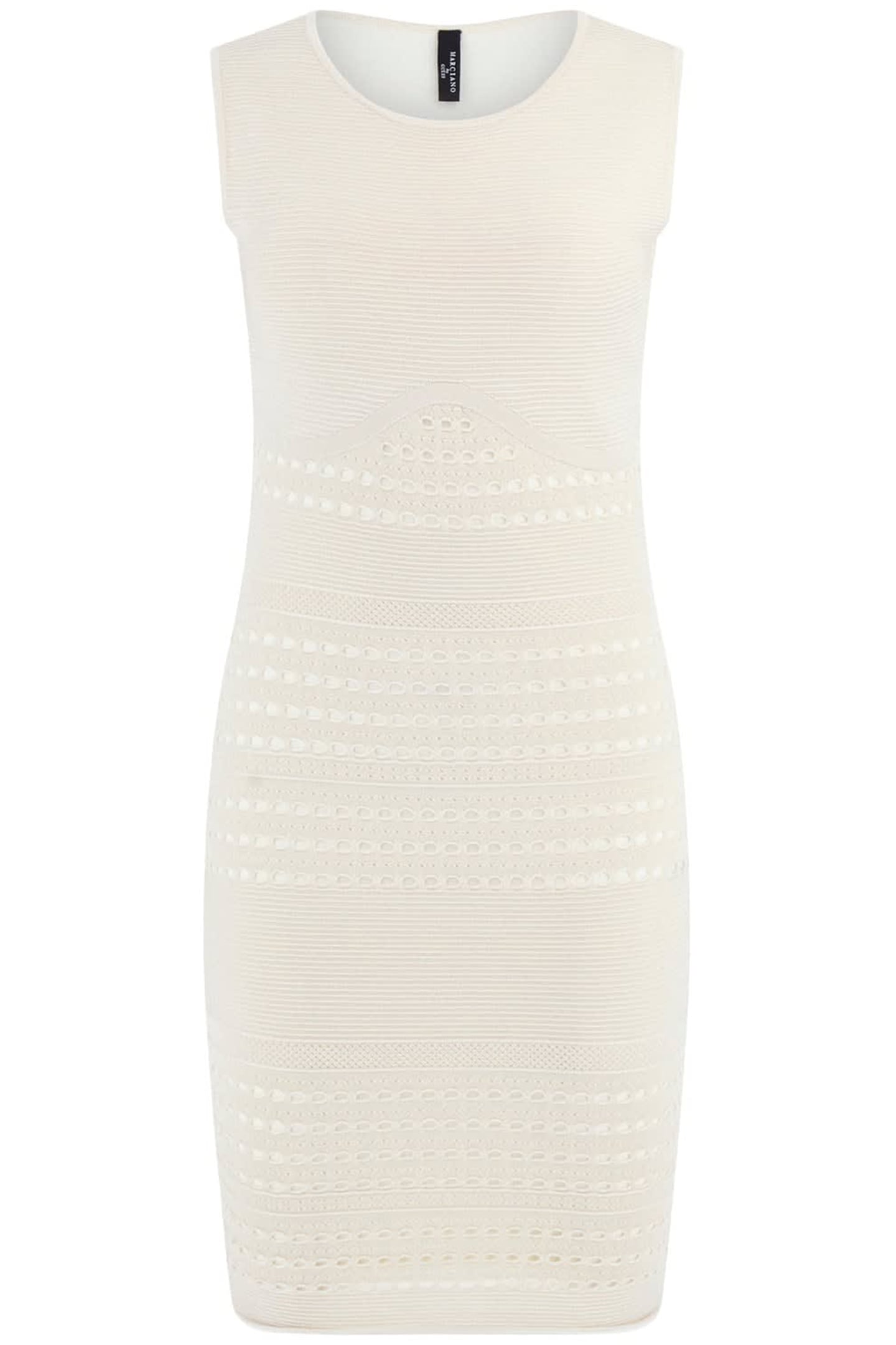 MARCIANO BY GUESS HENLEY CN SL DRESS PALE PEARL MULTI 4