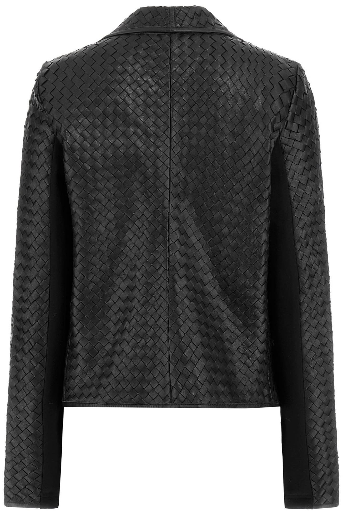 MARCIANO BY GUESS EDEN LEATHER JACKET JET BLACK 2