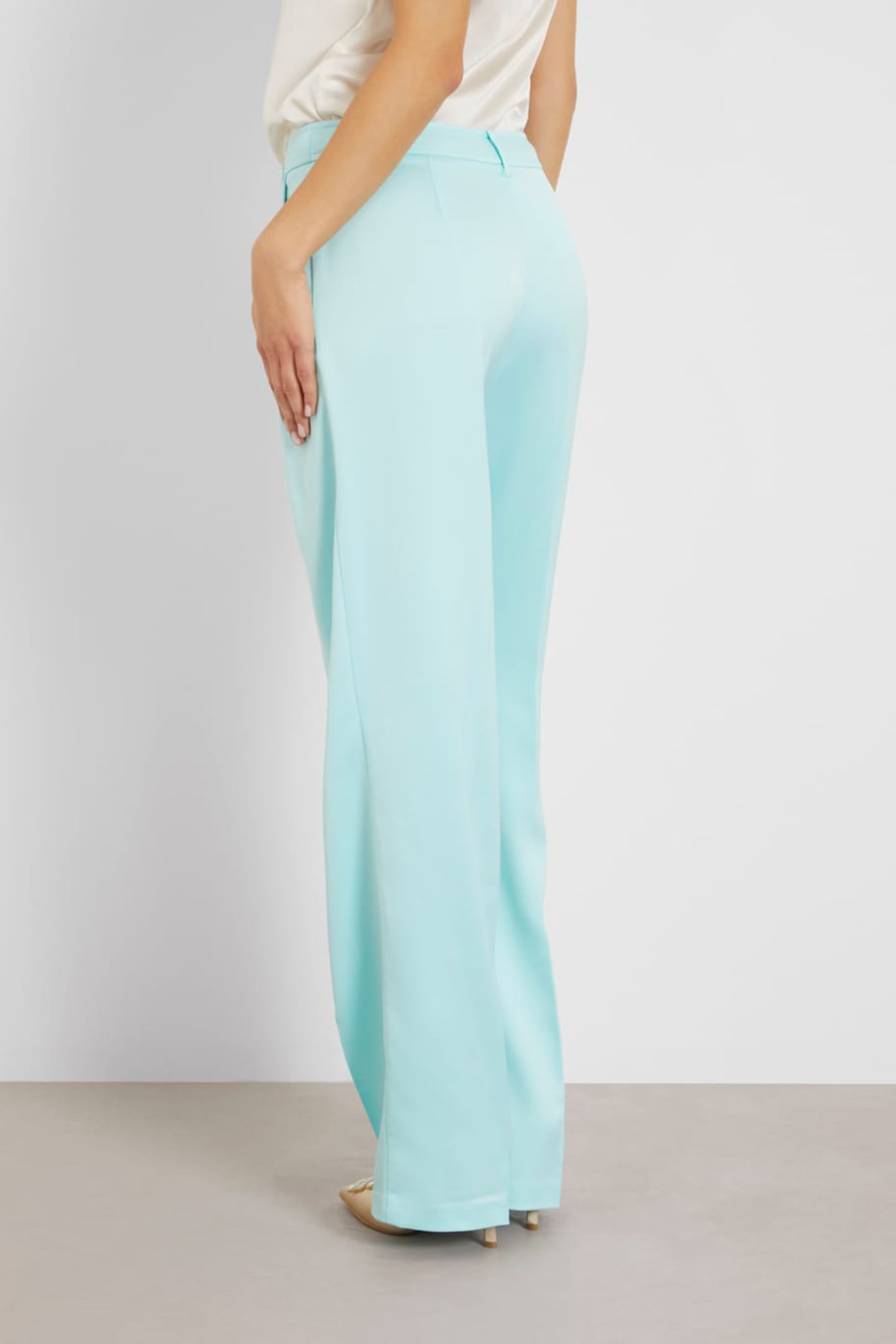 GUESS ECO REBECCA SATIN PANT TROPIC WATER 2