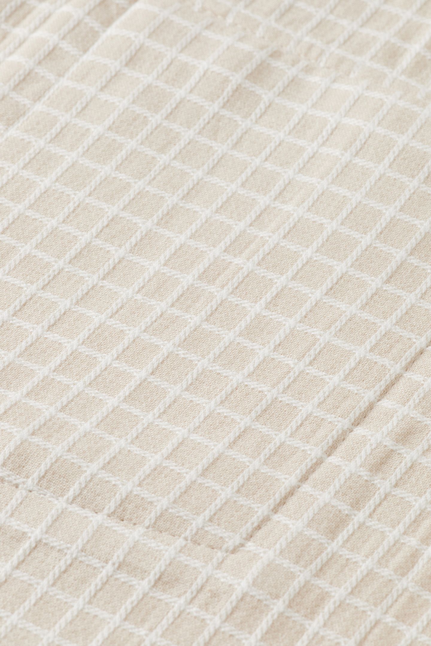 MICRO DOBBY CHECK SHIRT PARCHMENT 8