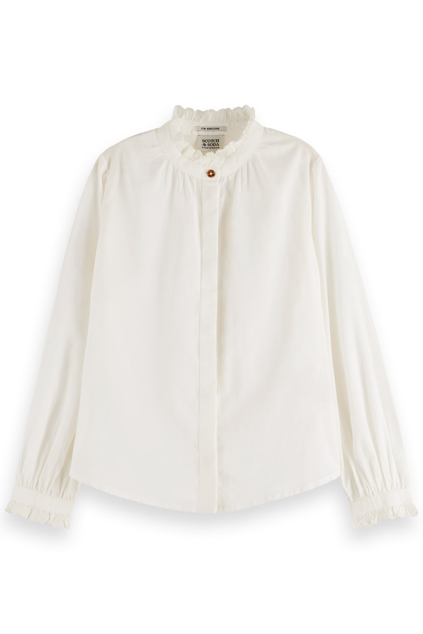GIRL SOFT WHITE SHIRT OFF WHITE 1