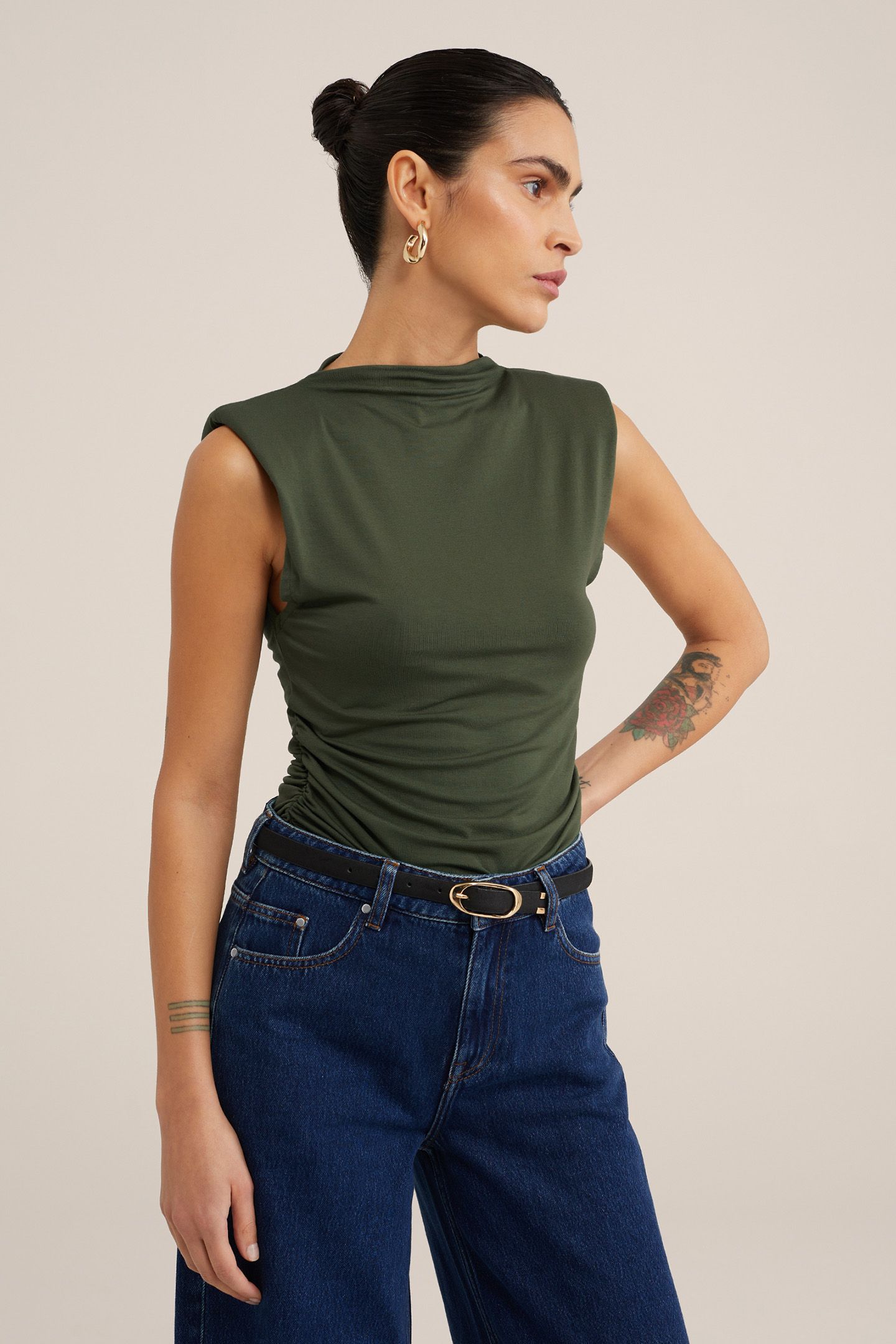 T-SHIRT ARMY GREEN 1