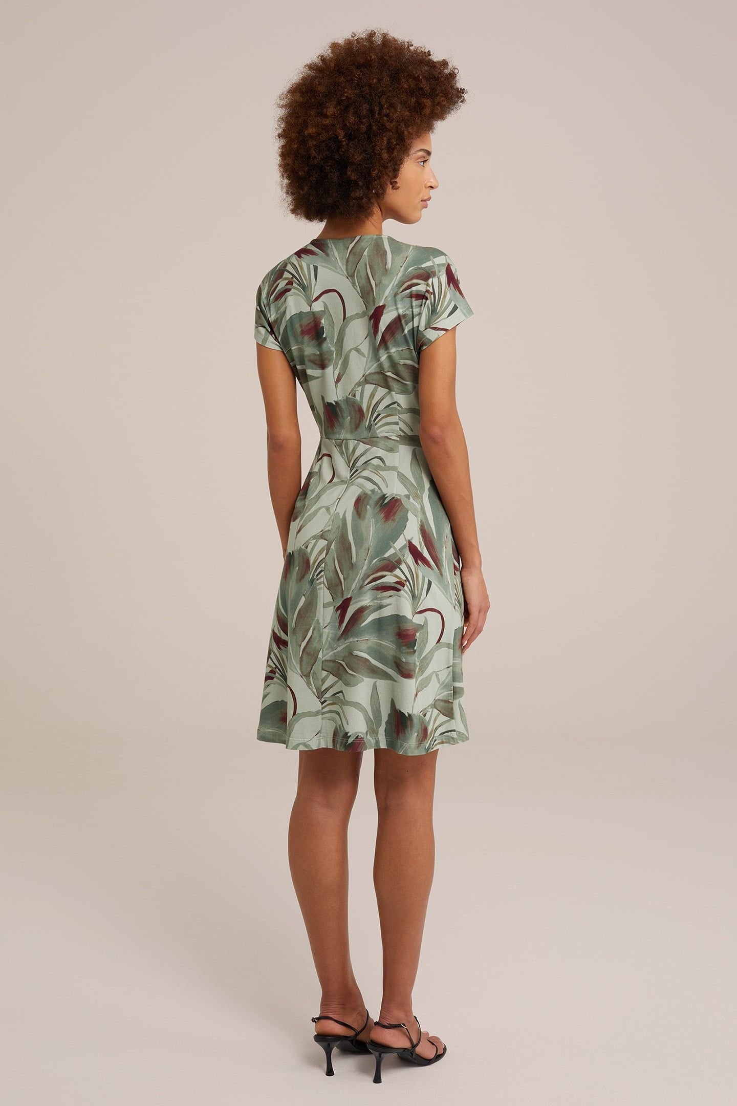 DRESS MID LENGTH GREEN 2