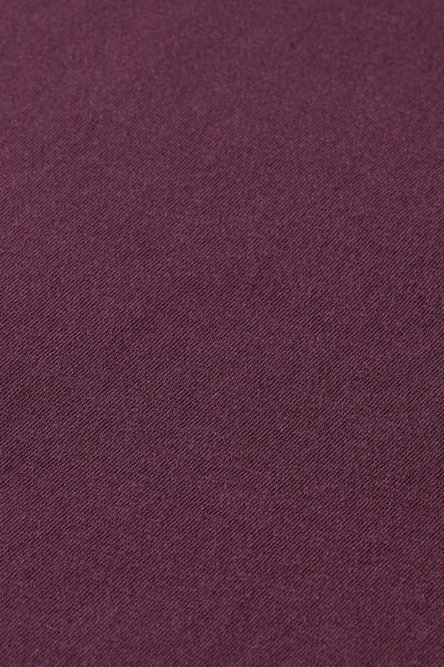 RAW EDGE GARMENT DYE T-SHIRT BERRY 8