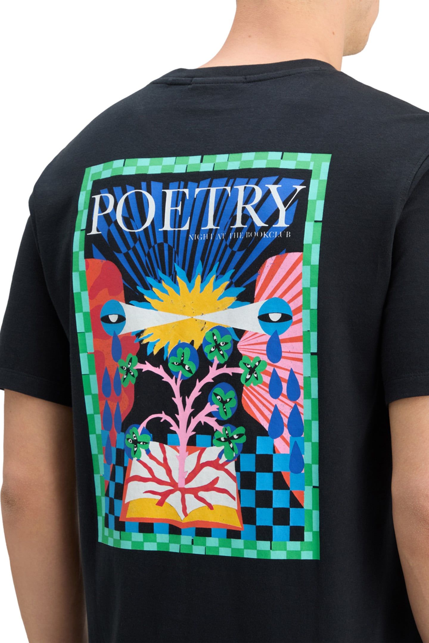 REGULAR FIT FRONT BACK ARTWORK T-SHIRT BLACK 6