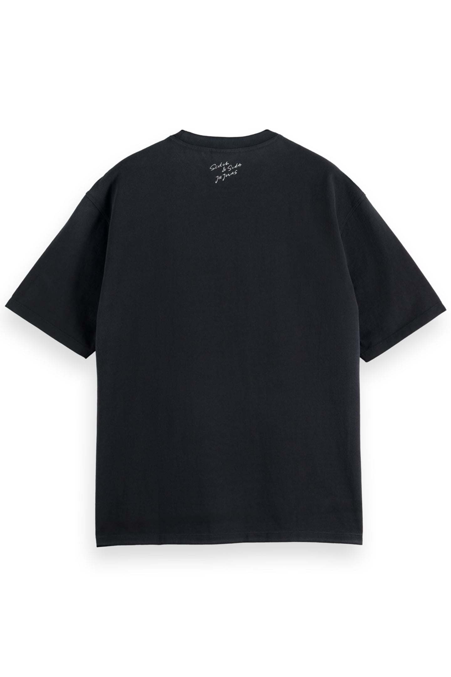 JOE JONAS X SCOTCH SODA WASHED PHOTO PRINT T-SHIRT BLACK 2