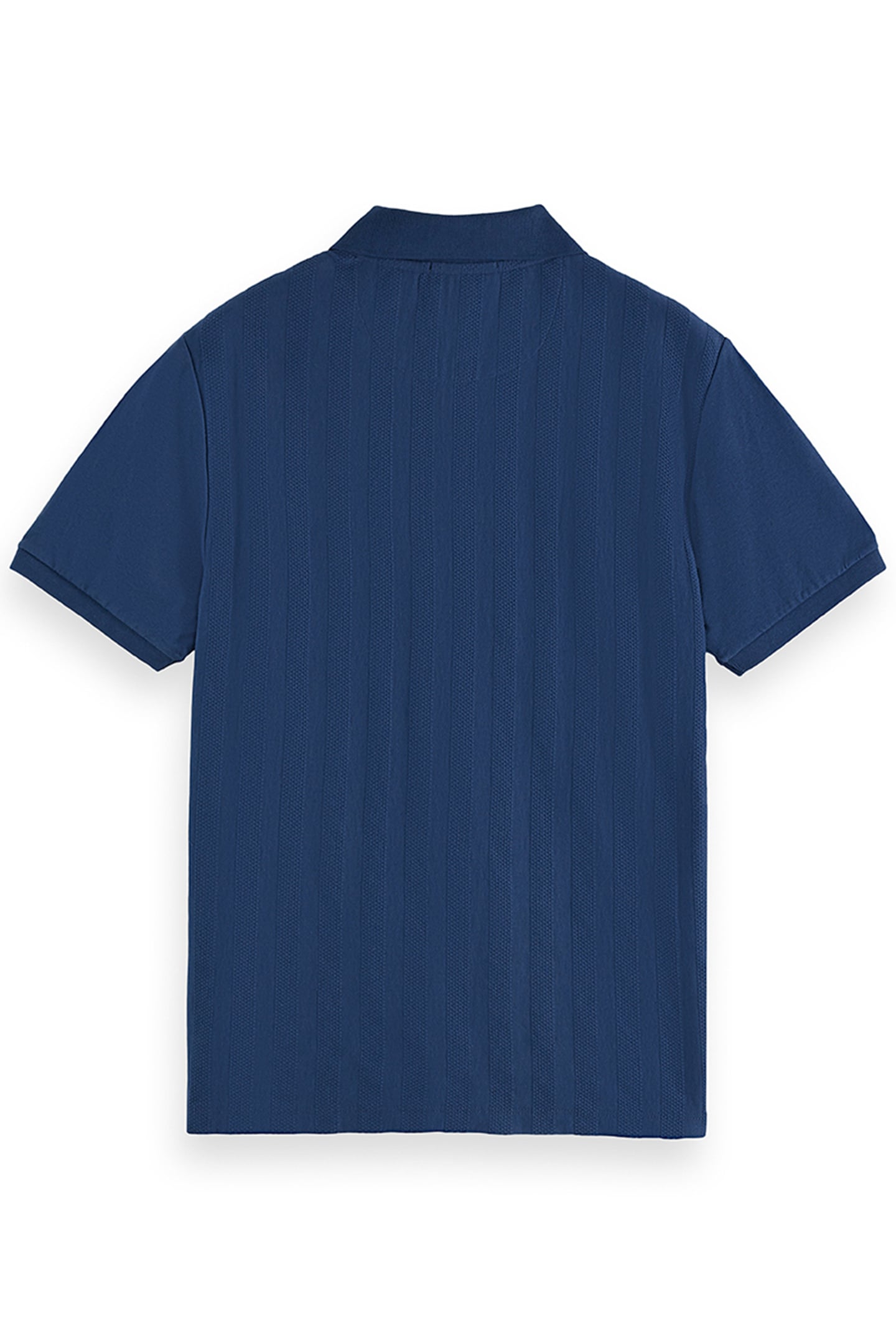 POPCORN PIQUE ZIP POLO (VALUE) DARK OBSIDIAN 2