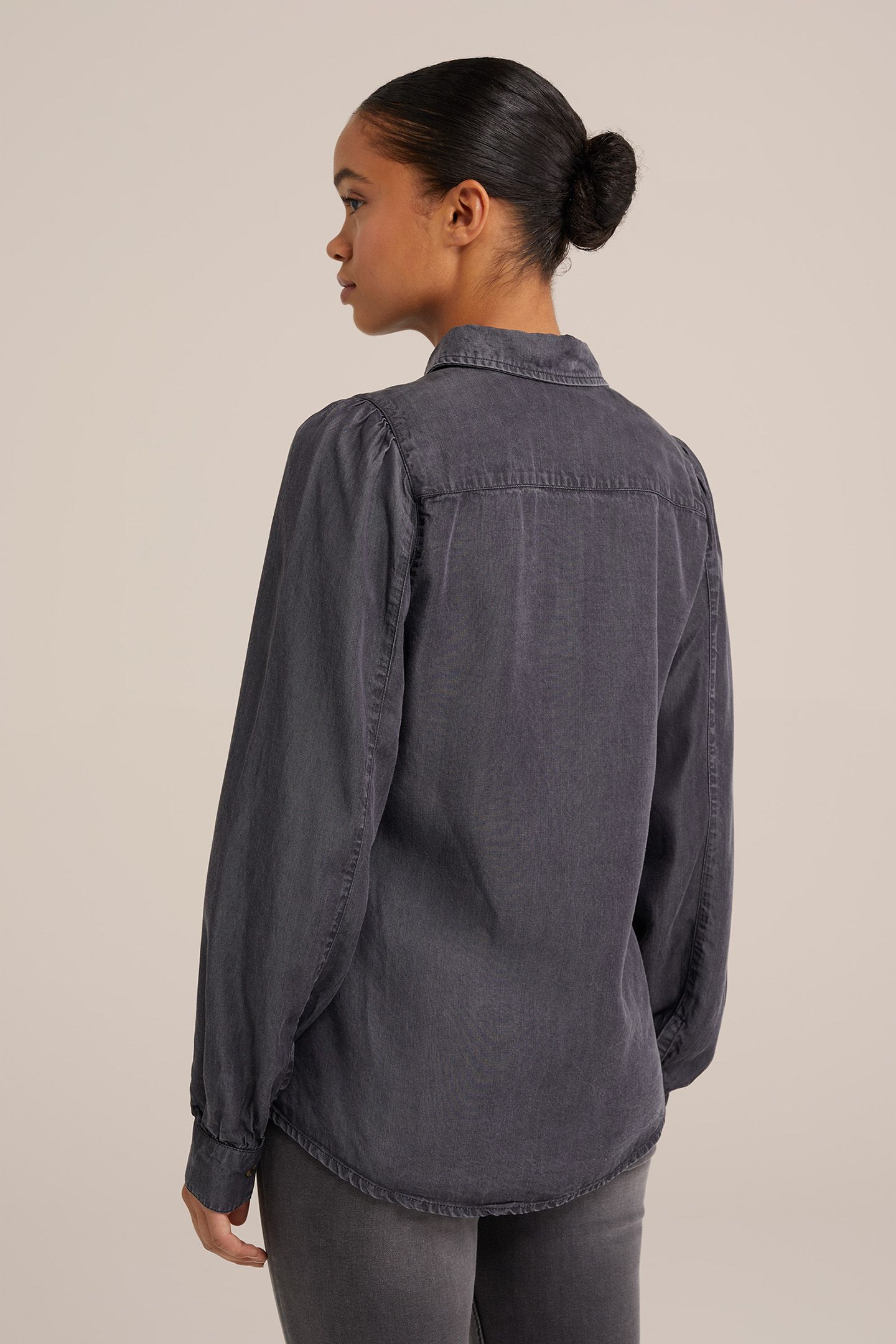 BLOUSE DARK GREY 2