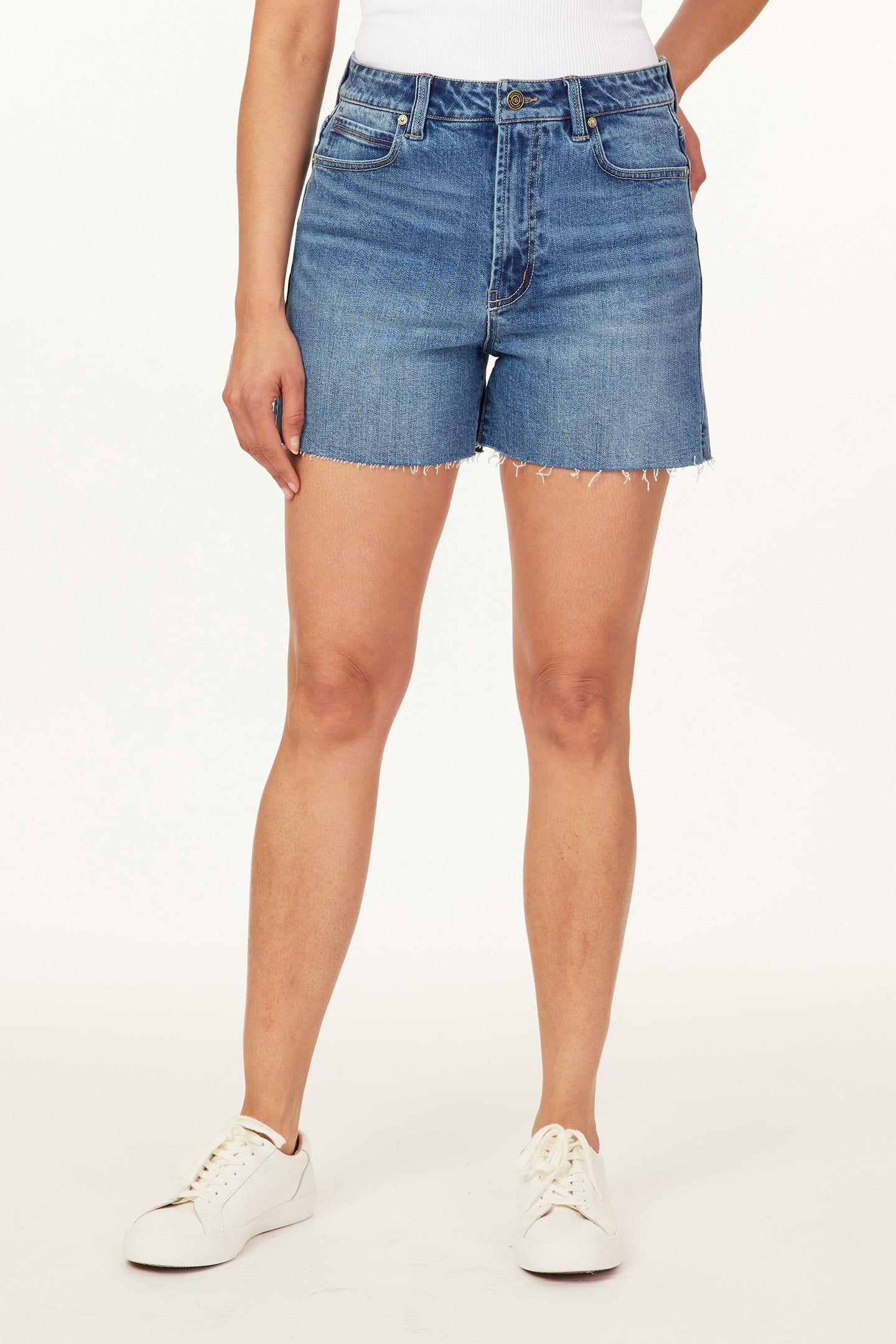 HIGH RISE DENIM SHORT 4” LEXINGTON AVE 1
