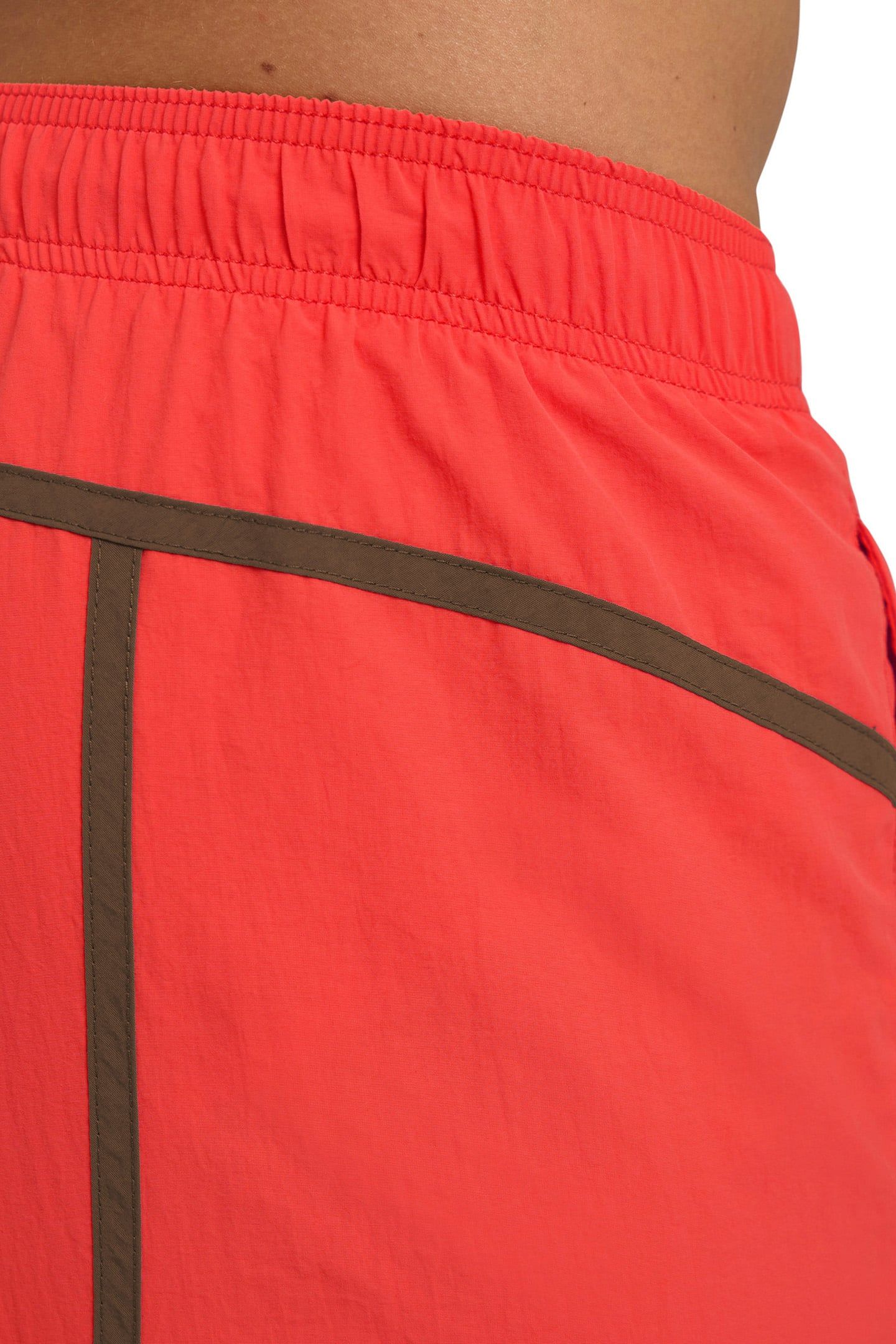 MEN'S ARENA PRO-FILE BEACH SHORT FLUO RED-DARK OLIVE 5
