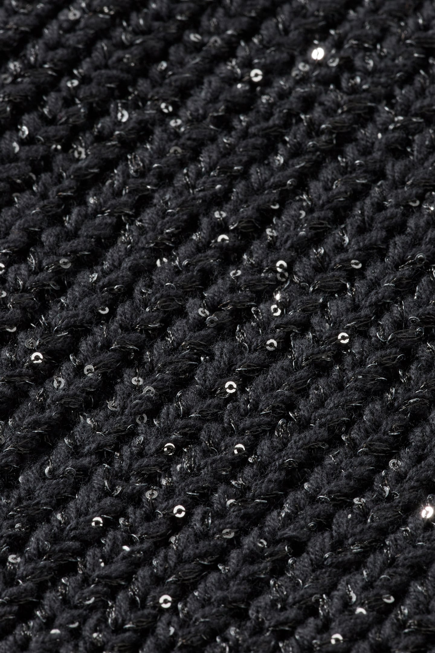 SEQUIN MID LENGTH CARDIGAN EVENING BLACK 3