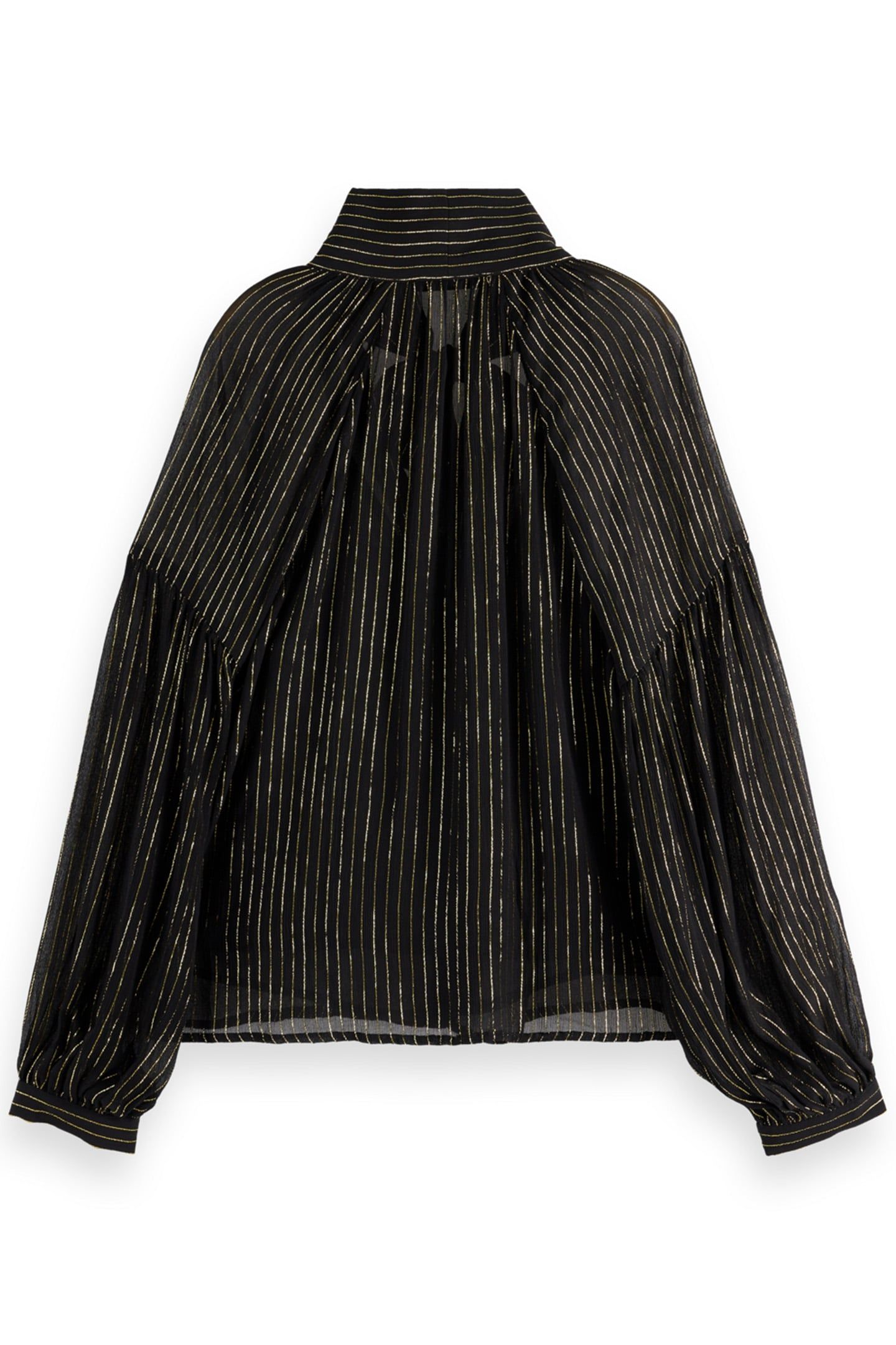LUREX TOP WITH BOW NECK EVENING BLACK 5