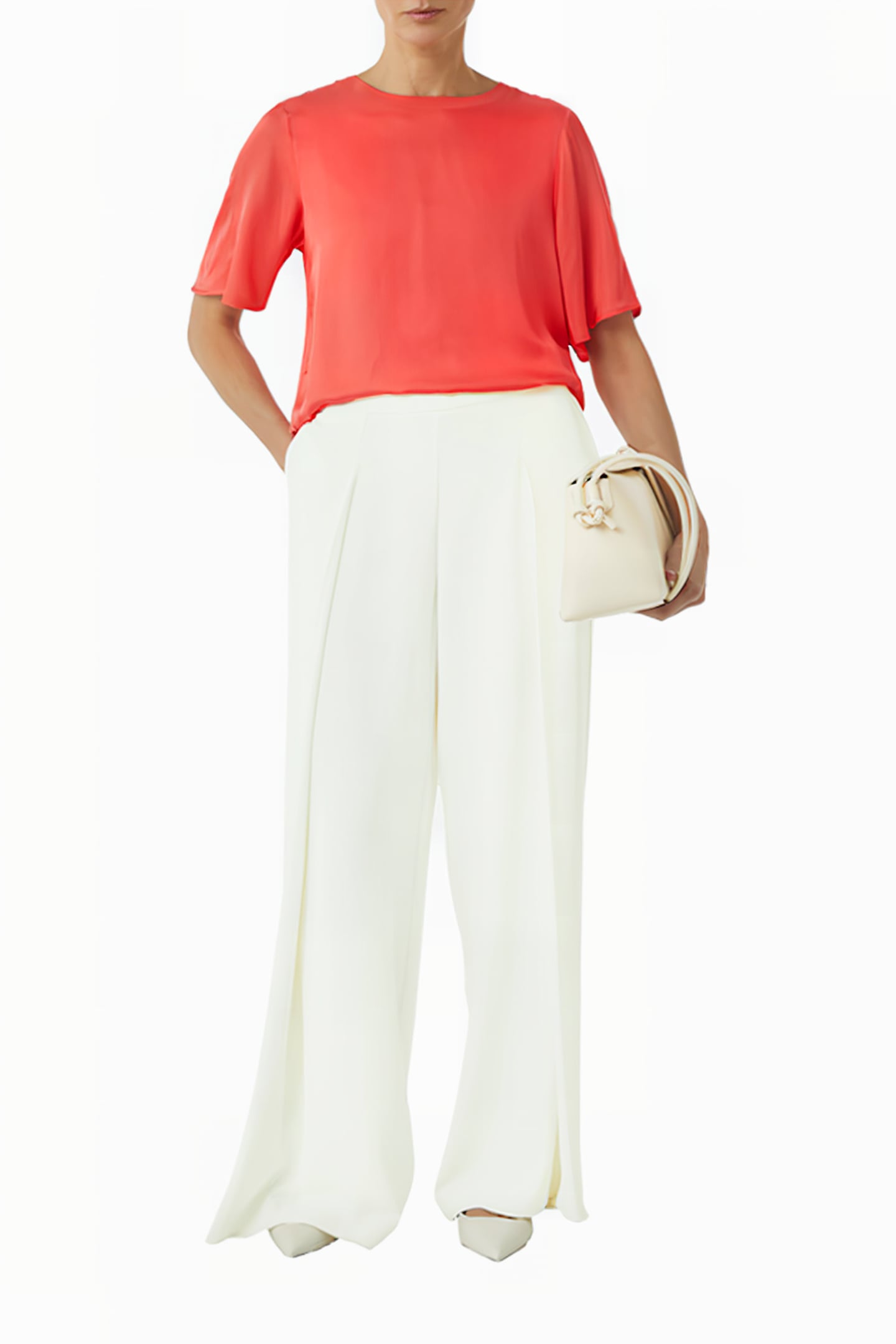 COMMA T-SHIRTS CORAL 2