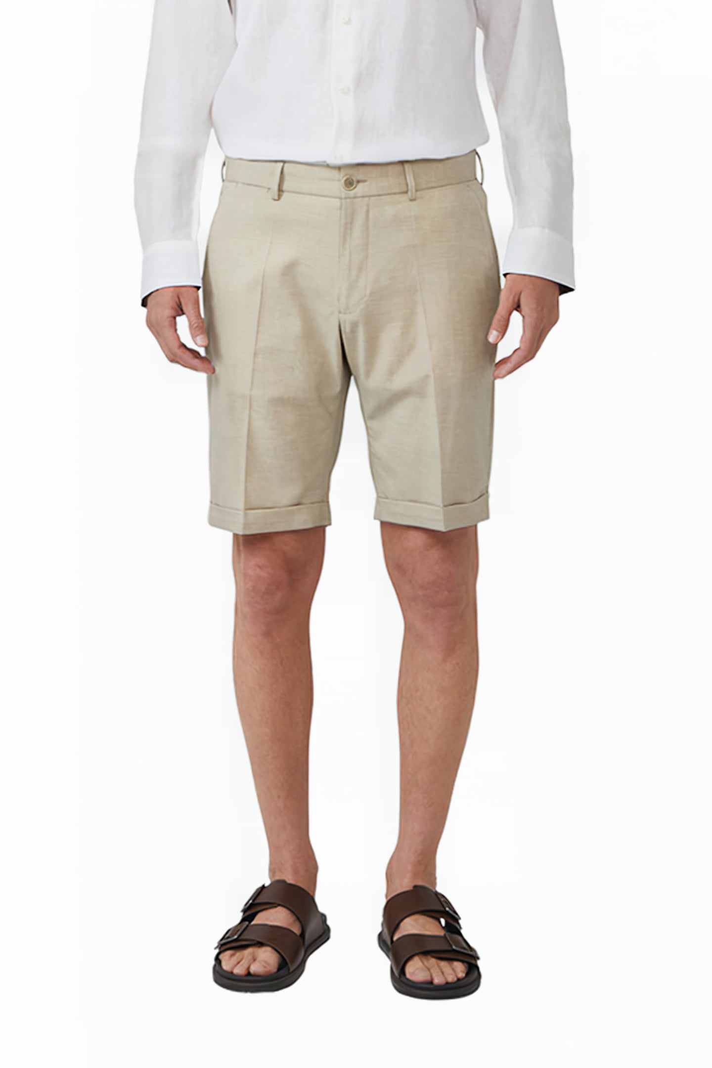 S.OLIVER SHORTS BROWN 1
