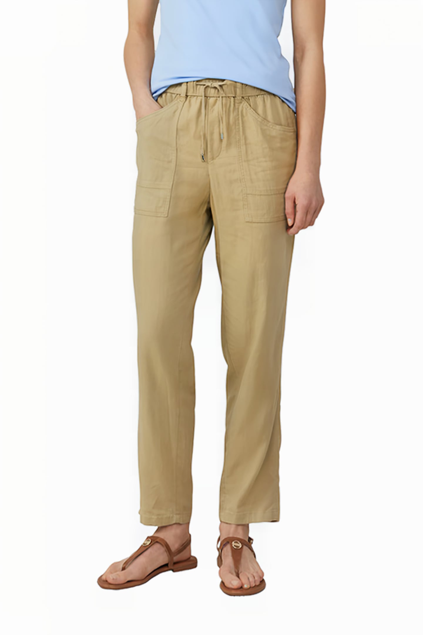 S.OLIVER PANTS BEIGE 1