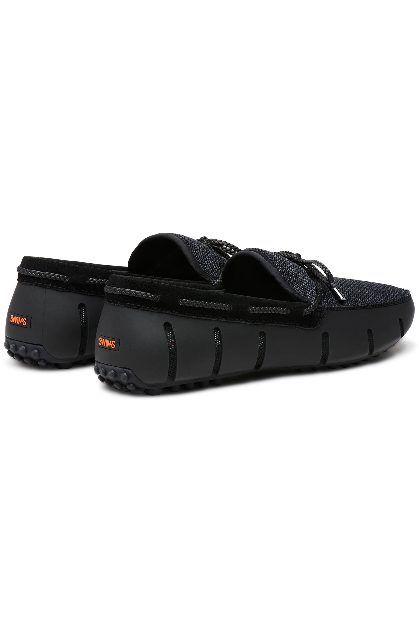 BRAIDED LACE LUX LOAFER DRIVER BLACK/GRAPHITE 4