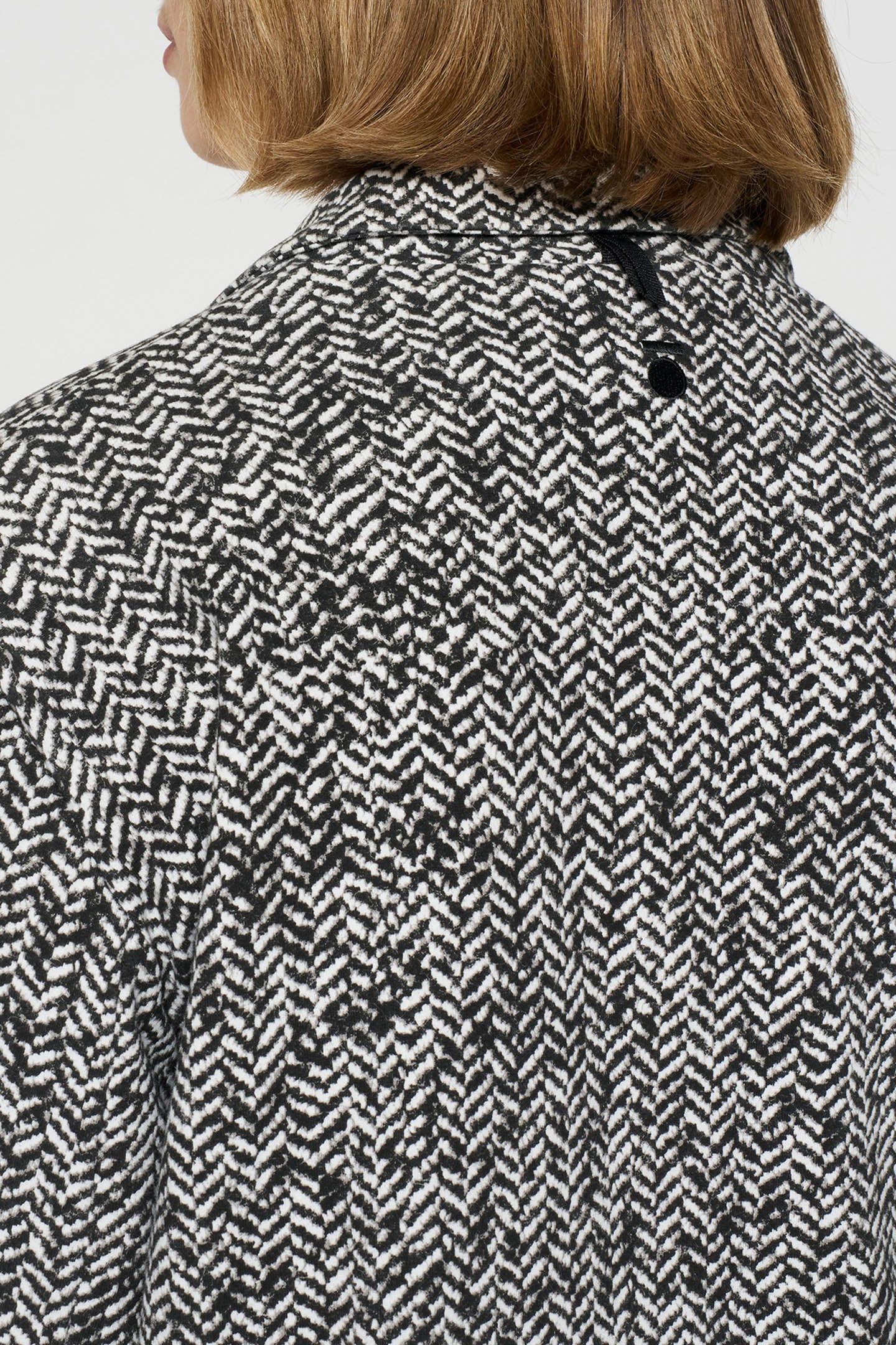 STATEMENT BLAZER HERRINGBONE BLACK 7