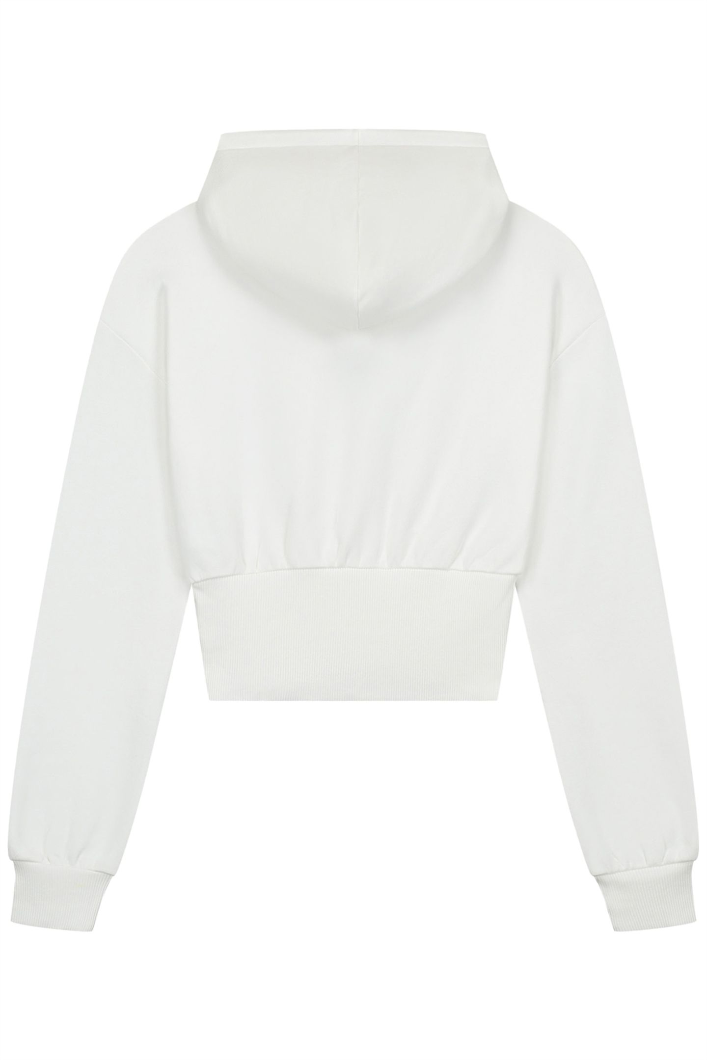 RIB HOODIE OFF WHITE/LAVENDER BLUE 2