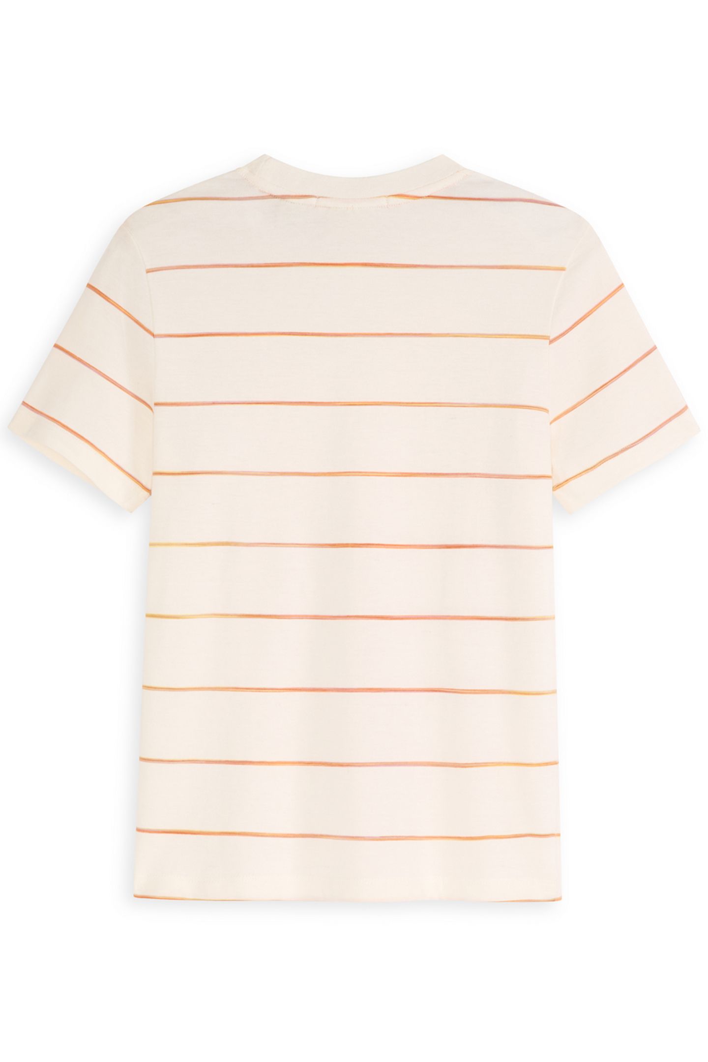 BOYS S&S SPACE DYED STRIPE FASHION TEE LIGHT BEIGE 2