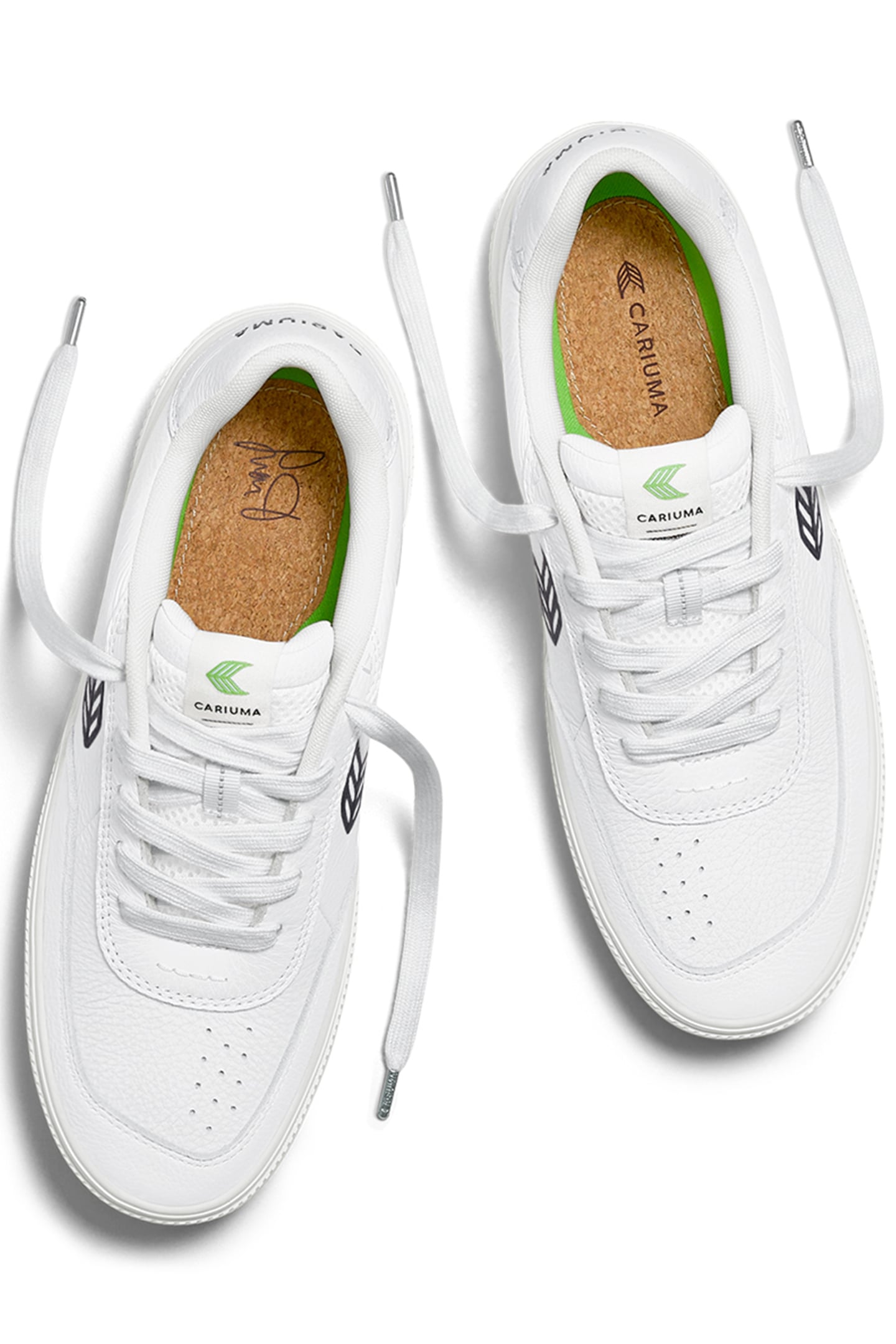 LUAN PRO WHITE PREMIUM LEATHER BLACK LOGO SNEAKER 4