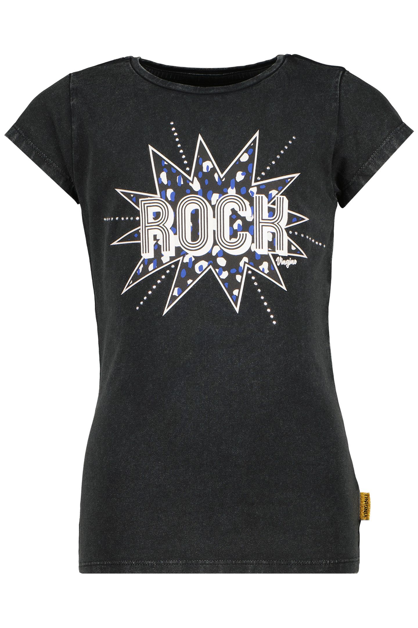 GIRL'S HEBE T-SHIRT WASHED BLACK 1
